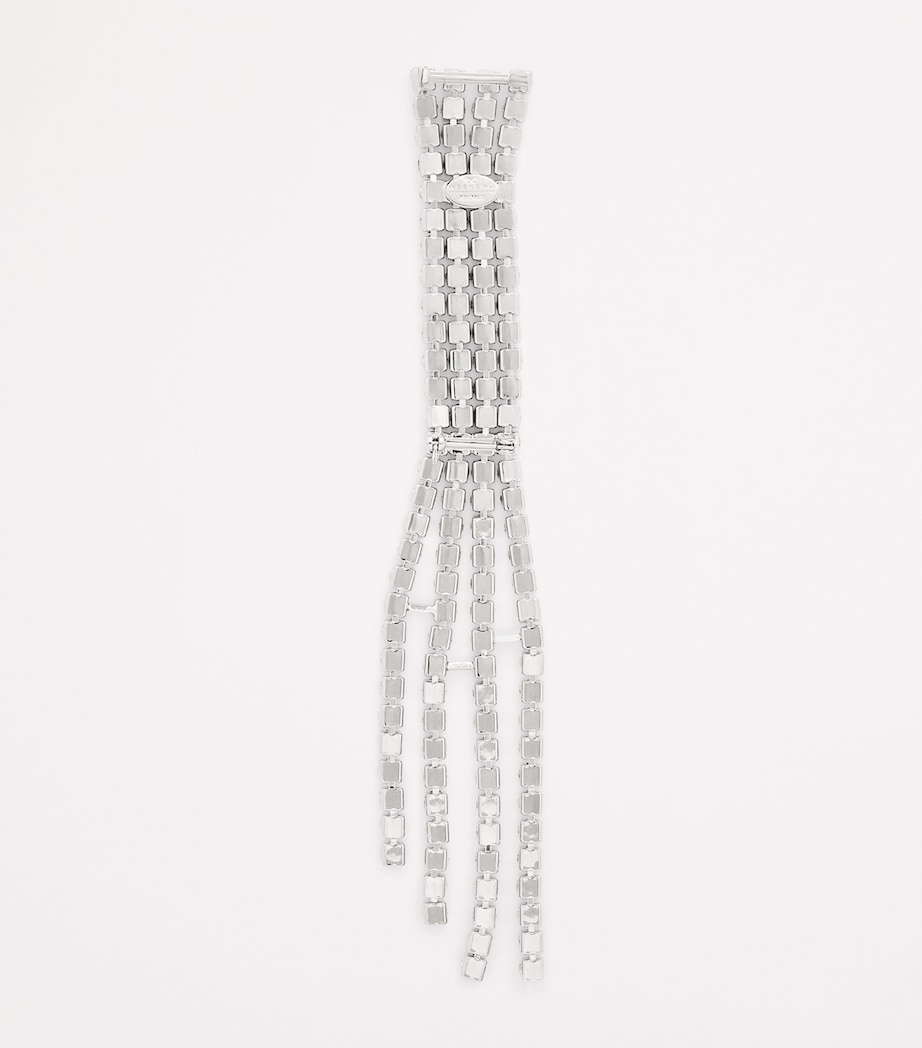 Weekend Max Mara Crystal Fringed Brooch Medium Grey Image 3