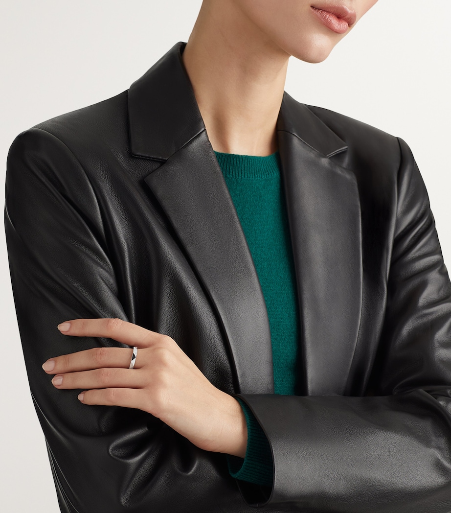 White Gold and Diamond Laurence Graff Signature Ring WHITE GOLD Image 2