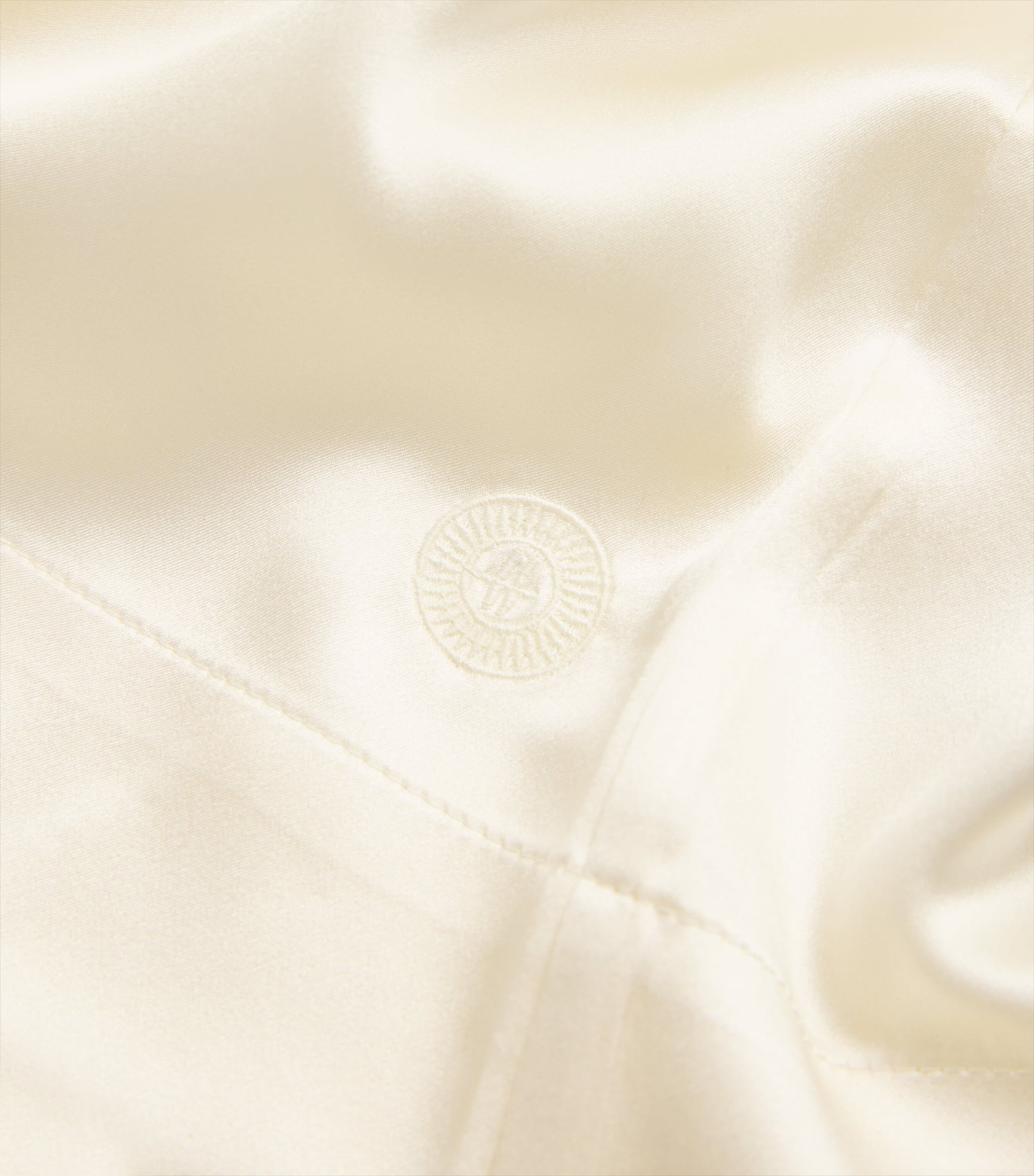 Silk Satin Robe IVORY Image 5