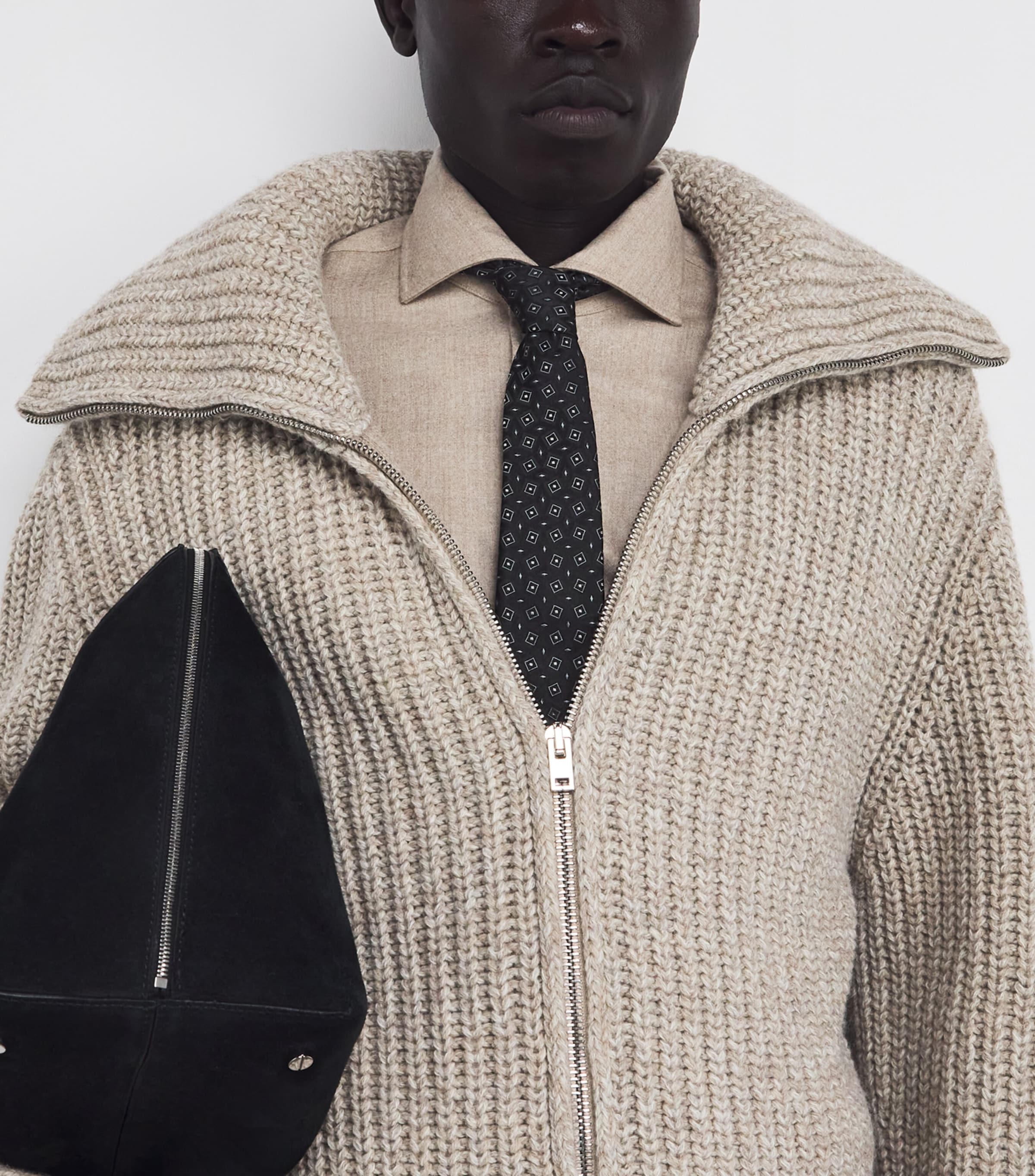 Silk Geometric Jacquard Tie FC027 Image 2