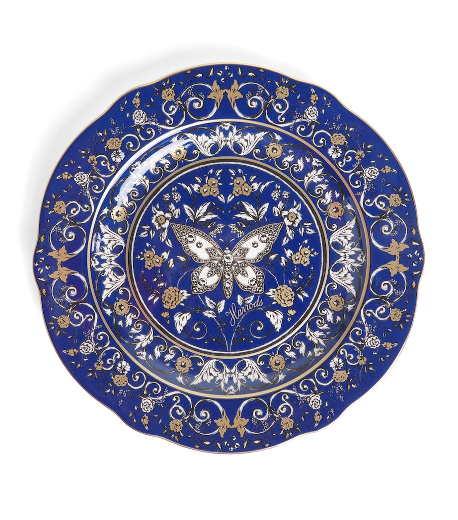 Harrods Bone China Butterfly Dessert Plate (Set of 2) Image 1