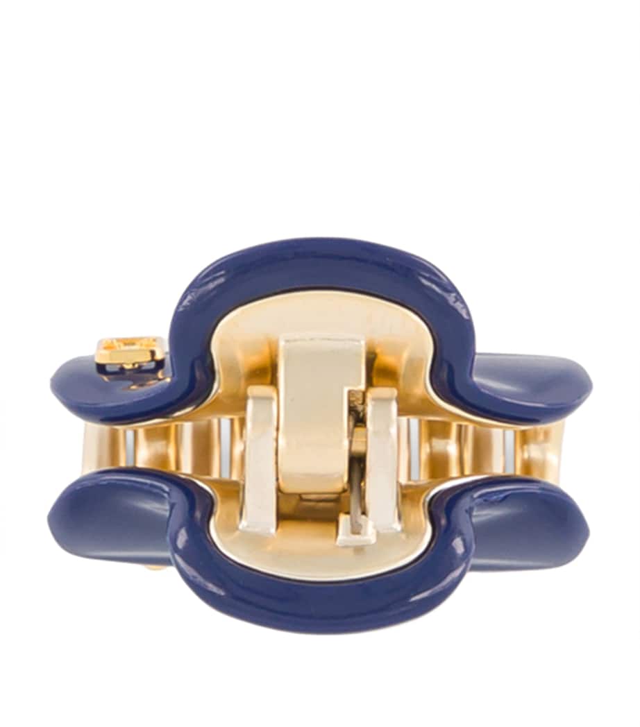 Gold-Plated Claw Hair Clip M5- MARINE/OR Image 3