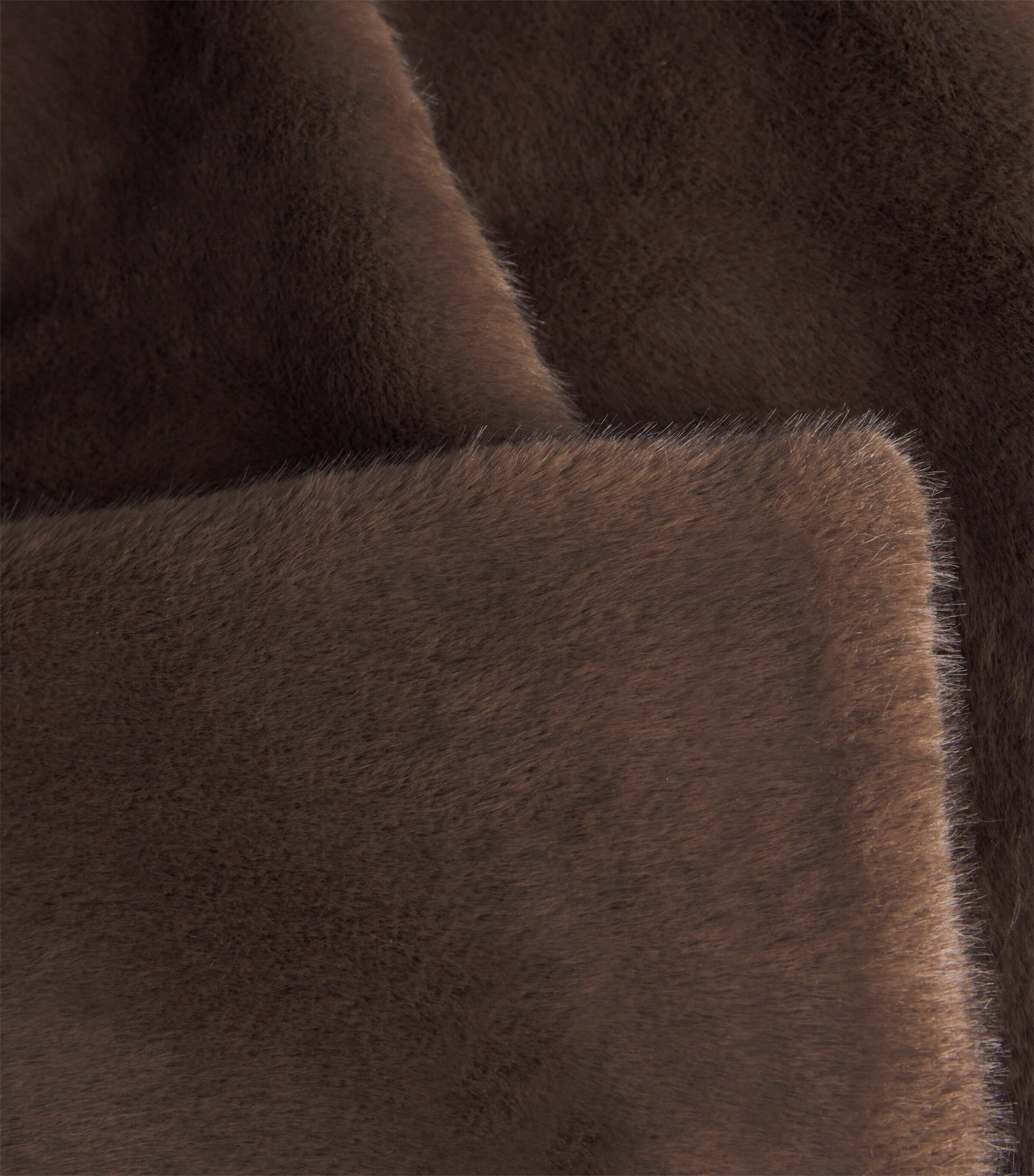 Faux Fur Jacquie Coat 12L BLACK Image 5