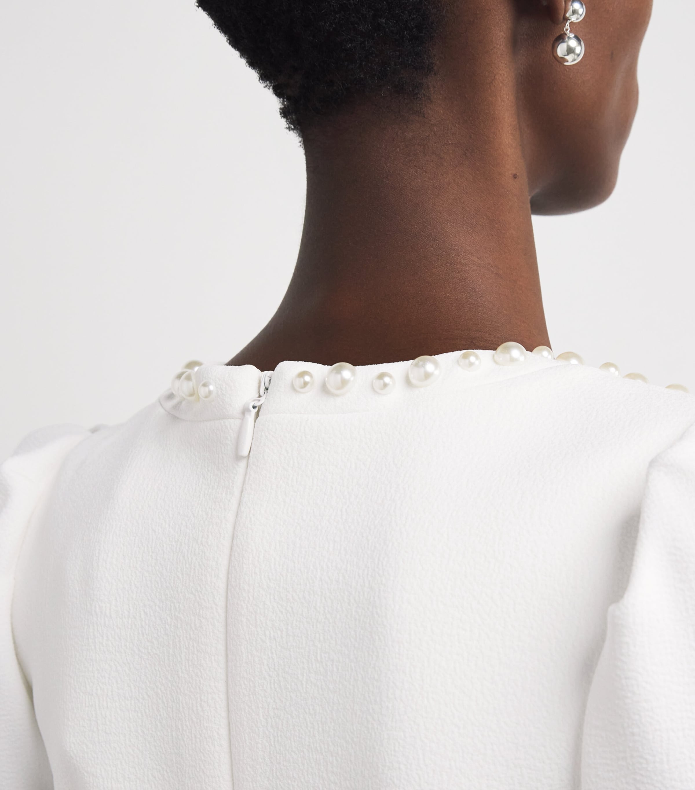 Embellished Mini Dress IVORY Image 4