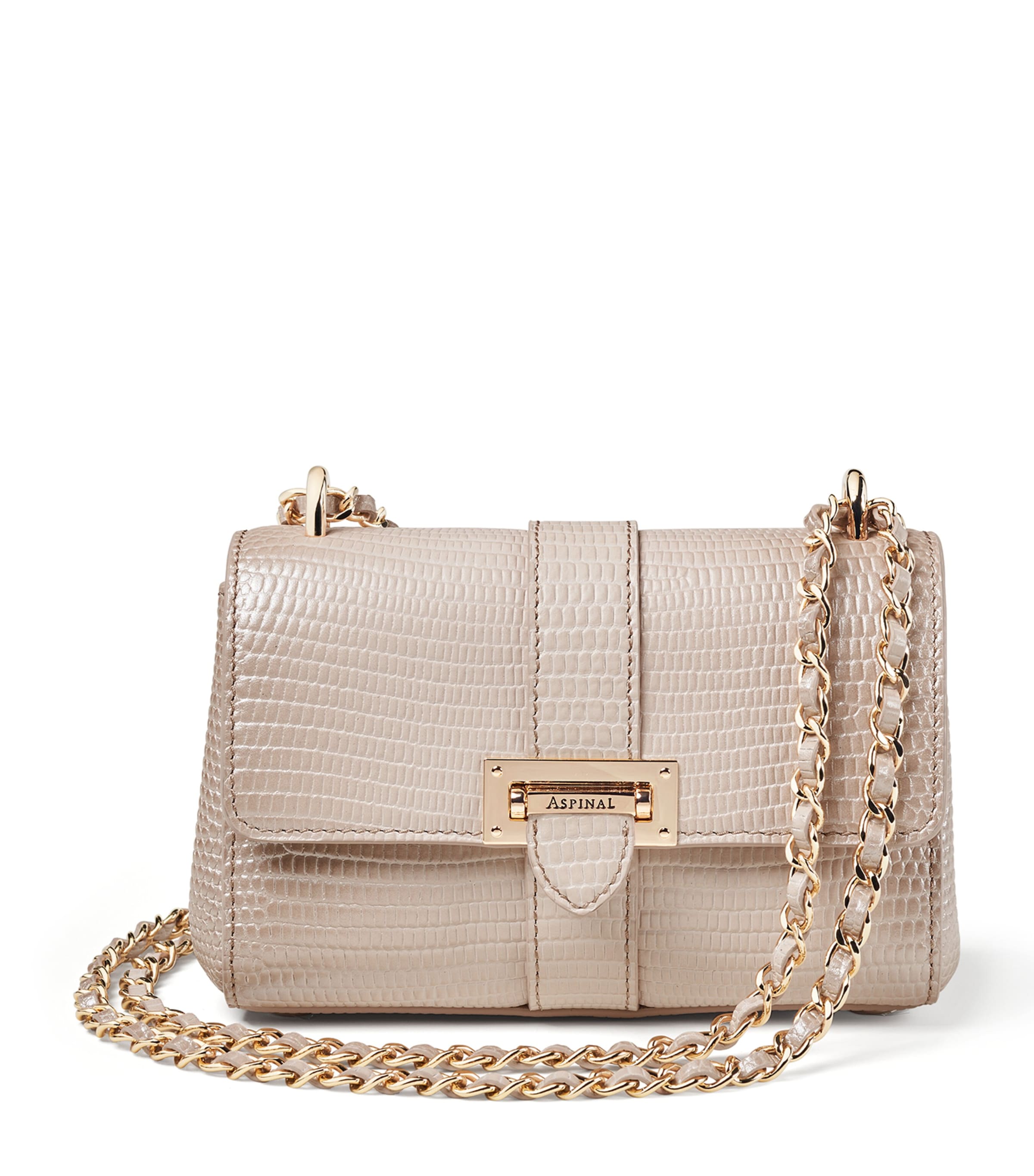 Aspinal Of London Mini Cross-body Lottie Bag In Neutral