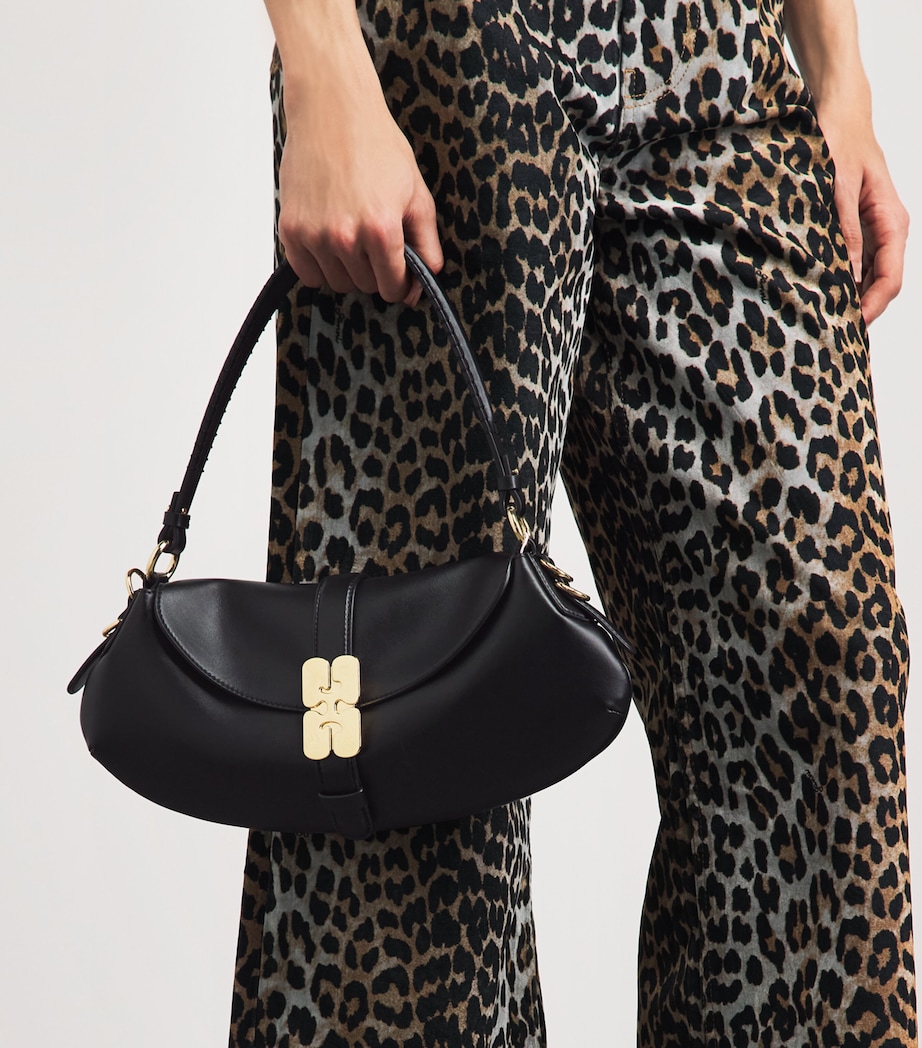 GANNI B-Kat Shoulder Bag Black Image 2