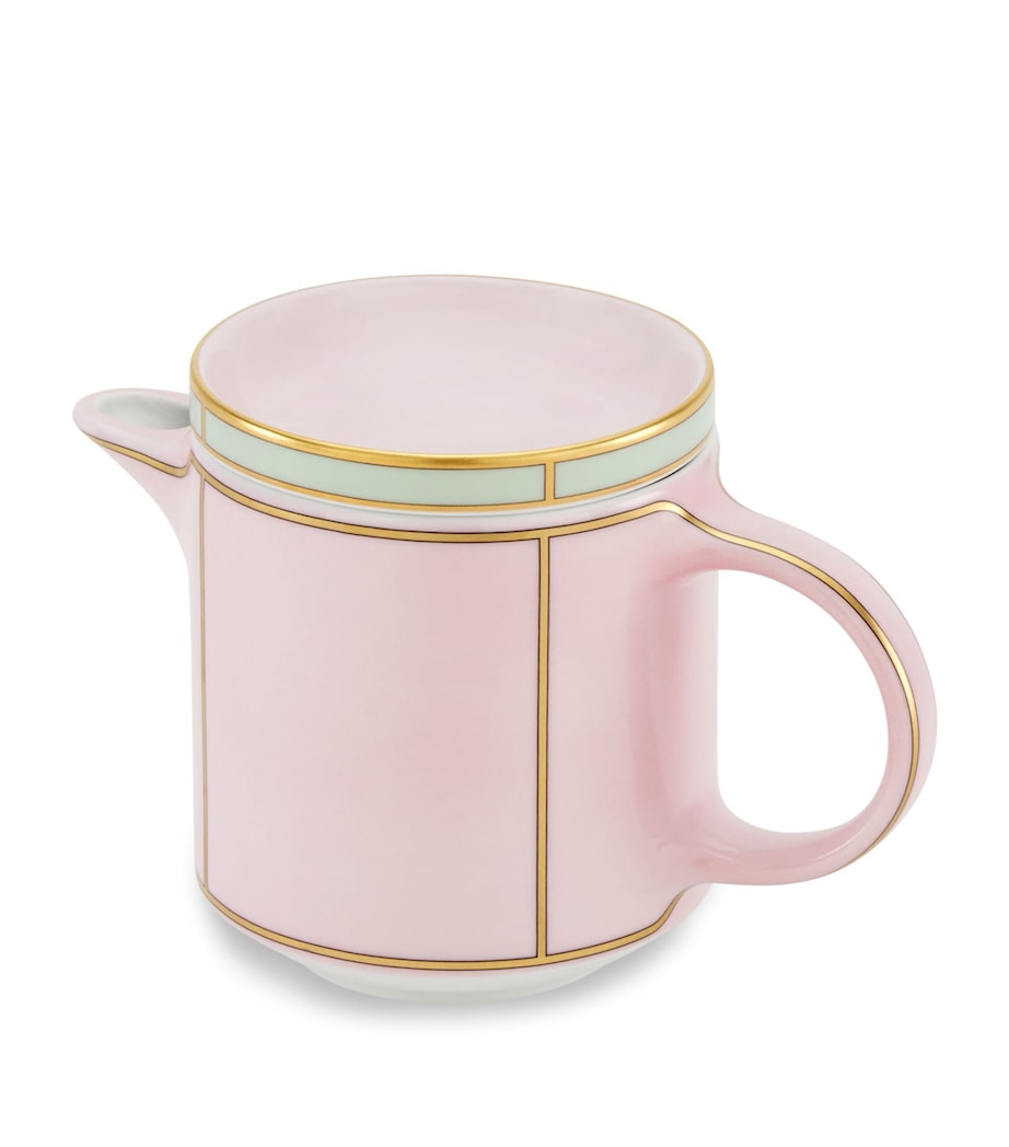 GINORI 1735 Porcelain Colonna Diva Rosa Coffee Pot (500ml) Image 1