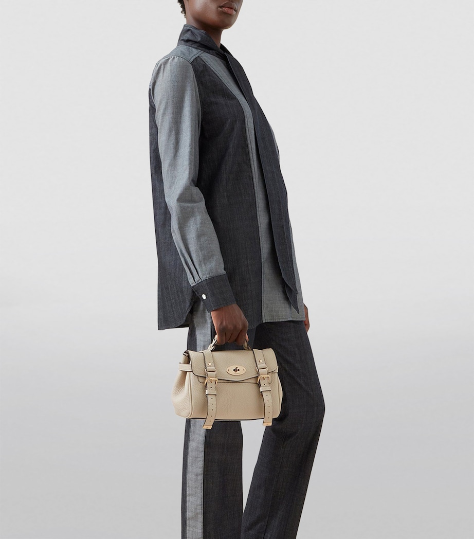 Mini Leather Alexa Cross-Body Bag CHALK Image 6