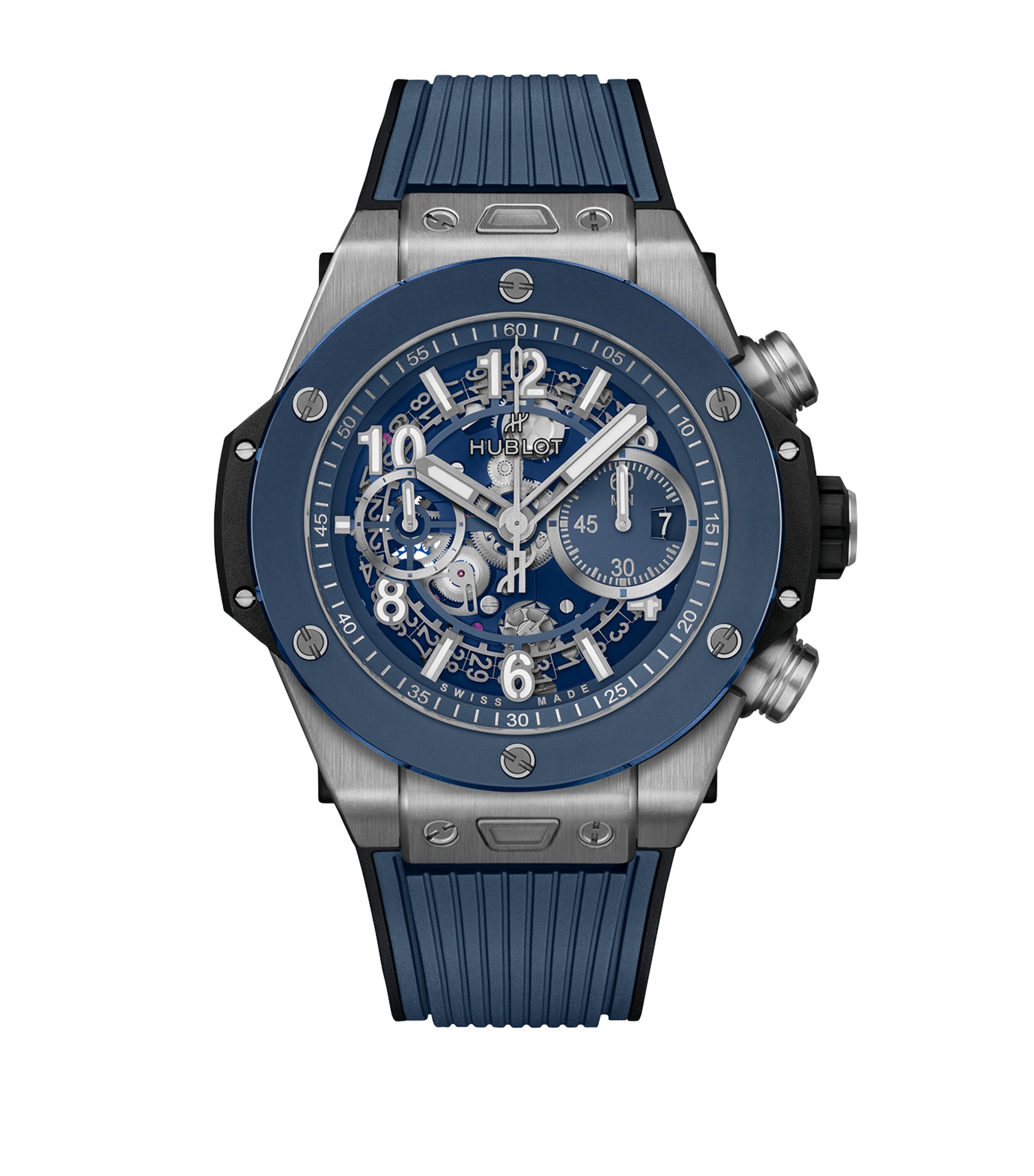 Hublot Titanium And Ceramic Big Bang Unico Watch In Black