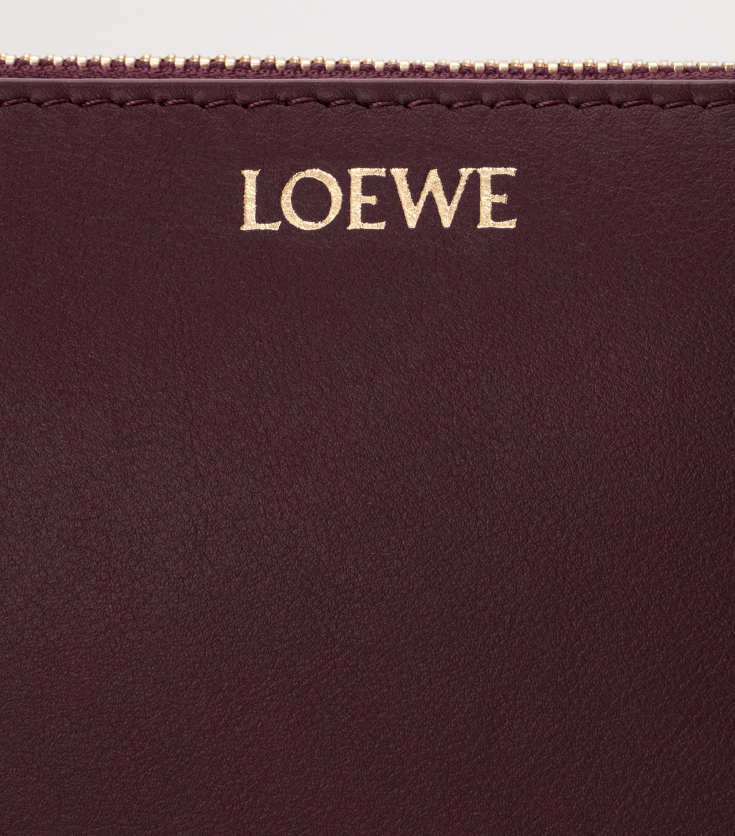 Leather Joya Pouch DARK BURGUNDY Image 7