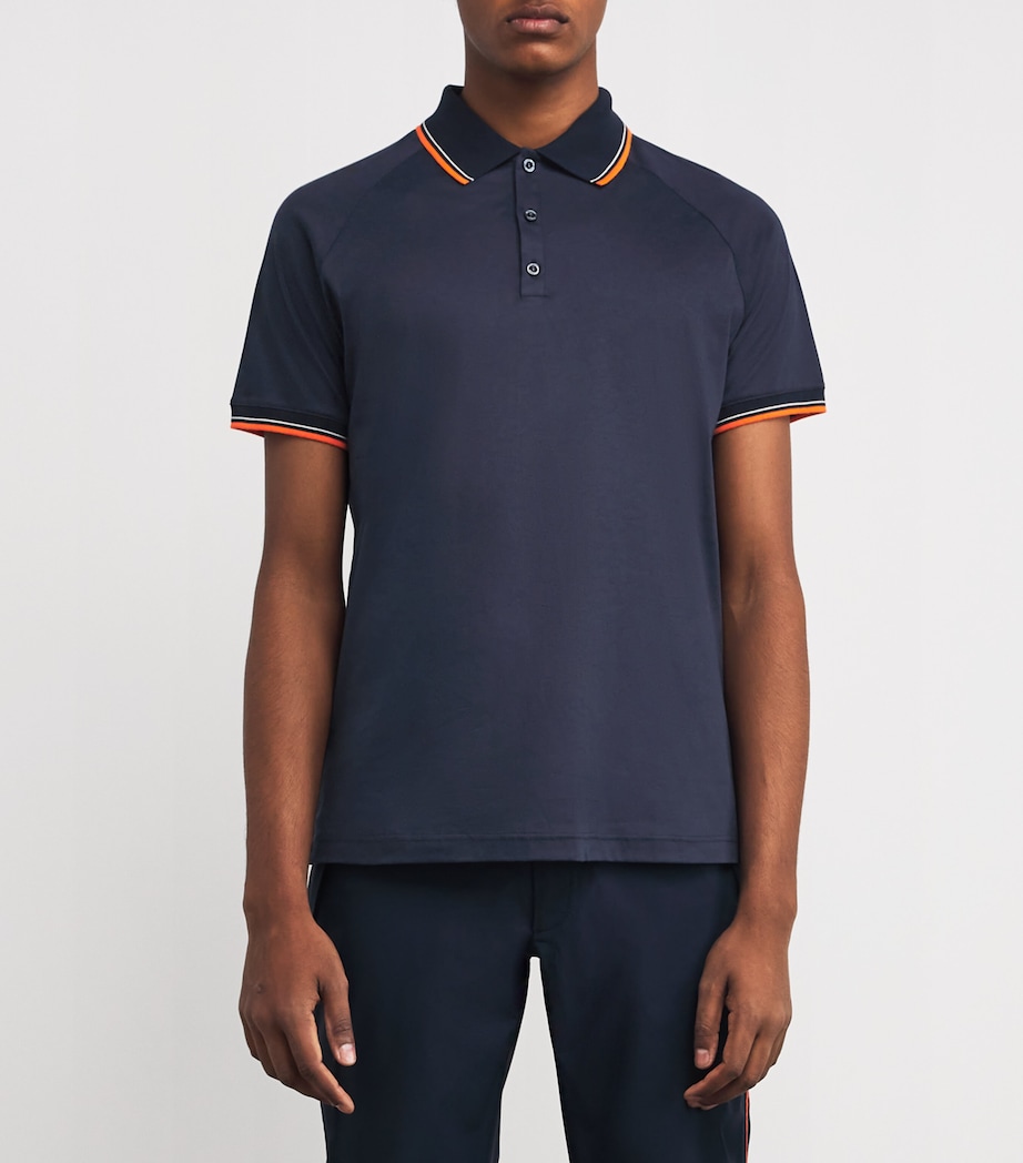 Technical Polo Shirt U0497-NAVY Image 3