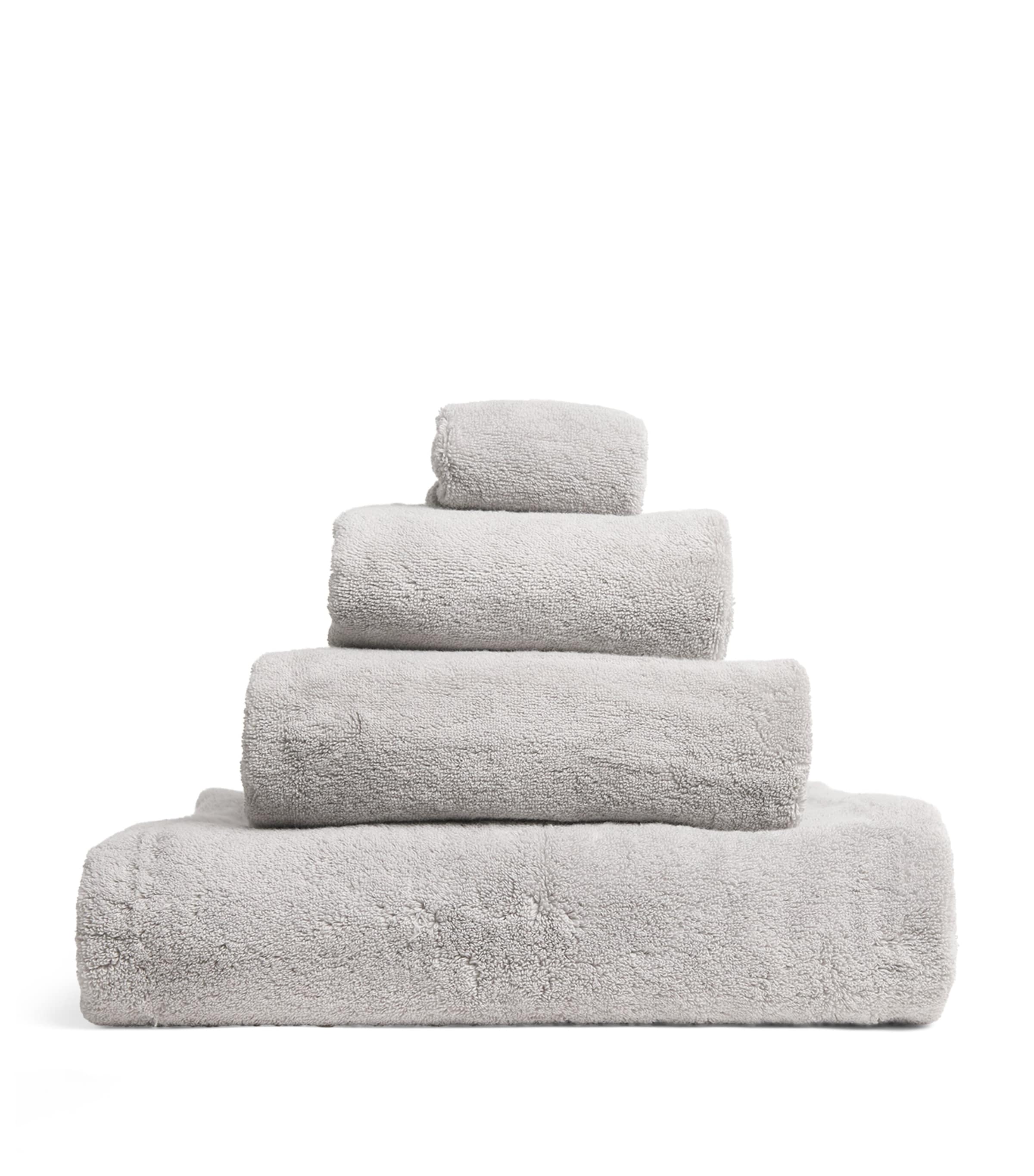 Harrods Of London Organic Cotton Bath Towel In Gray