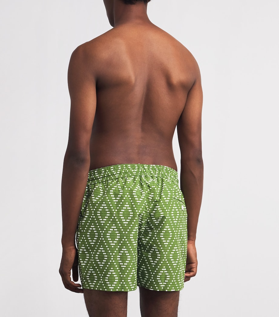 Raffia Angra Rio Swim Shorts 879 PARAKEET GRN IVO Image 4