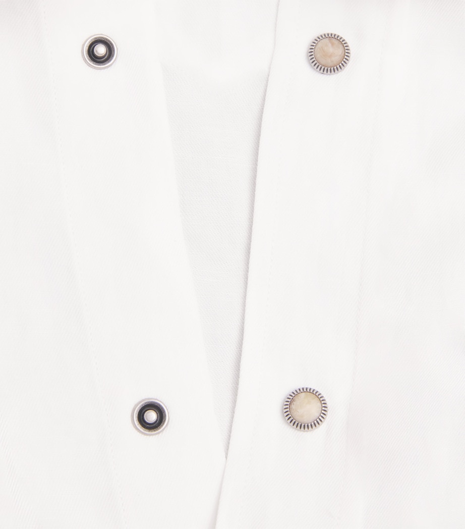 Linen-Cotton Texas Shirt BIANCO Image 5