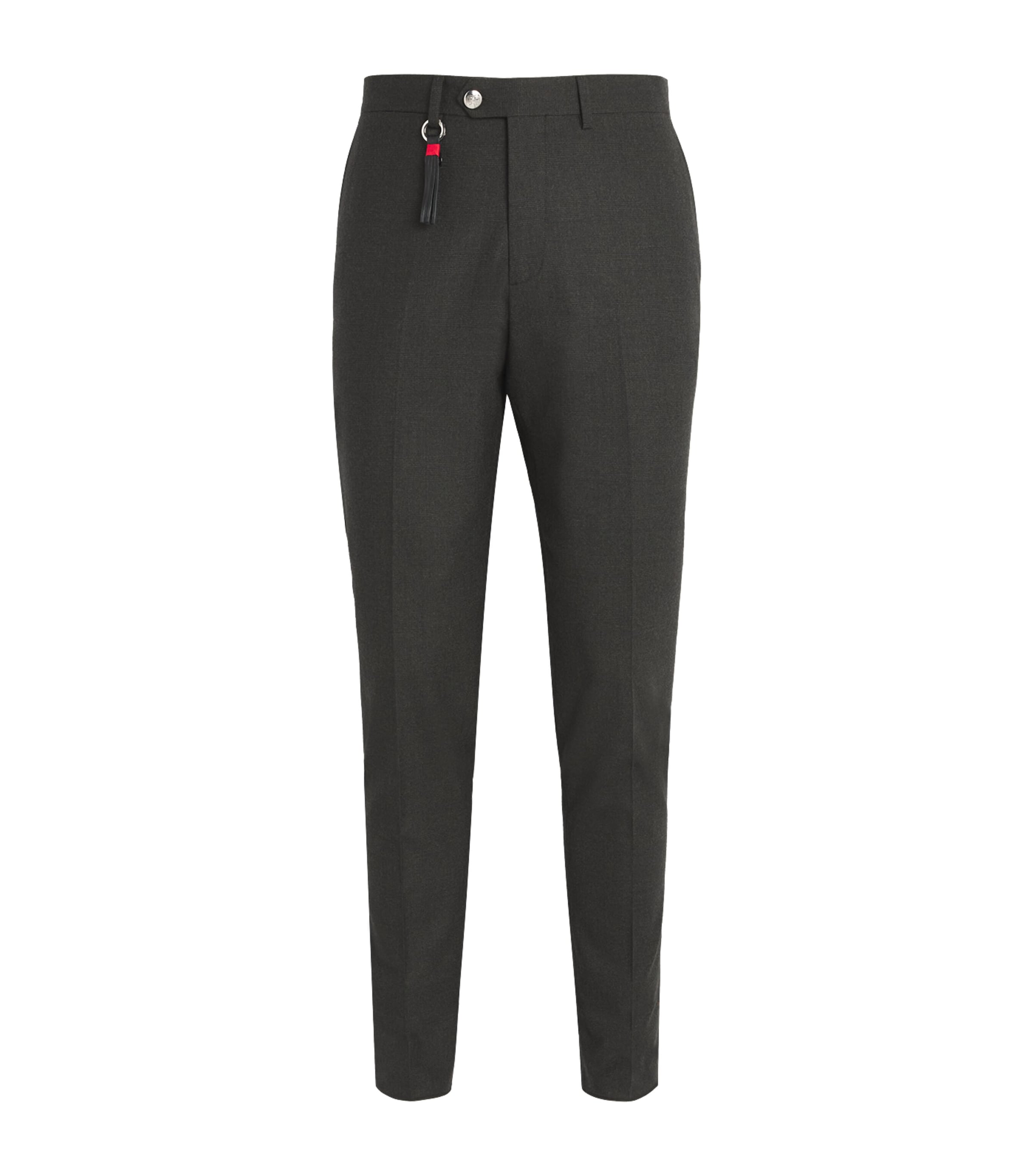 Marco Pescarolo Cashmere-blend Tailored Trousers In Green