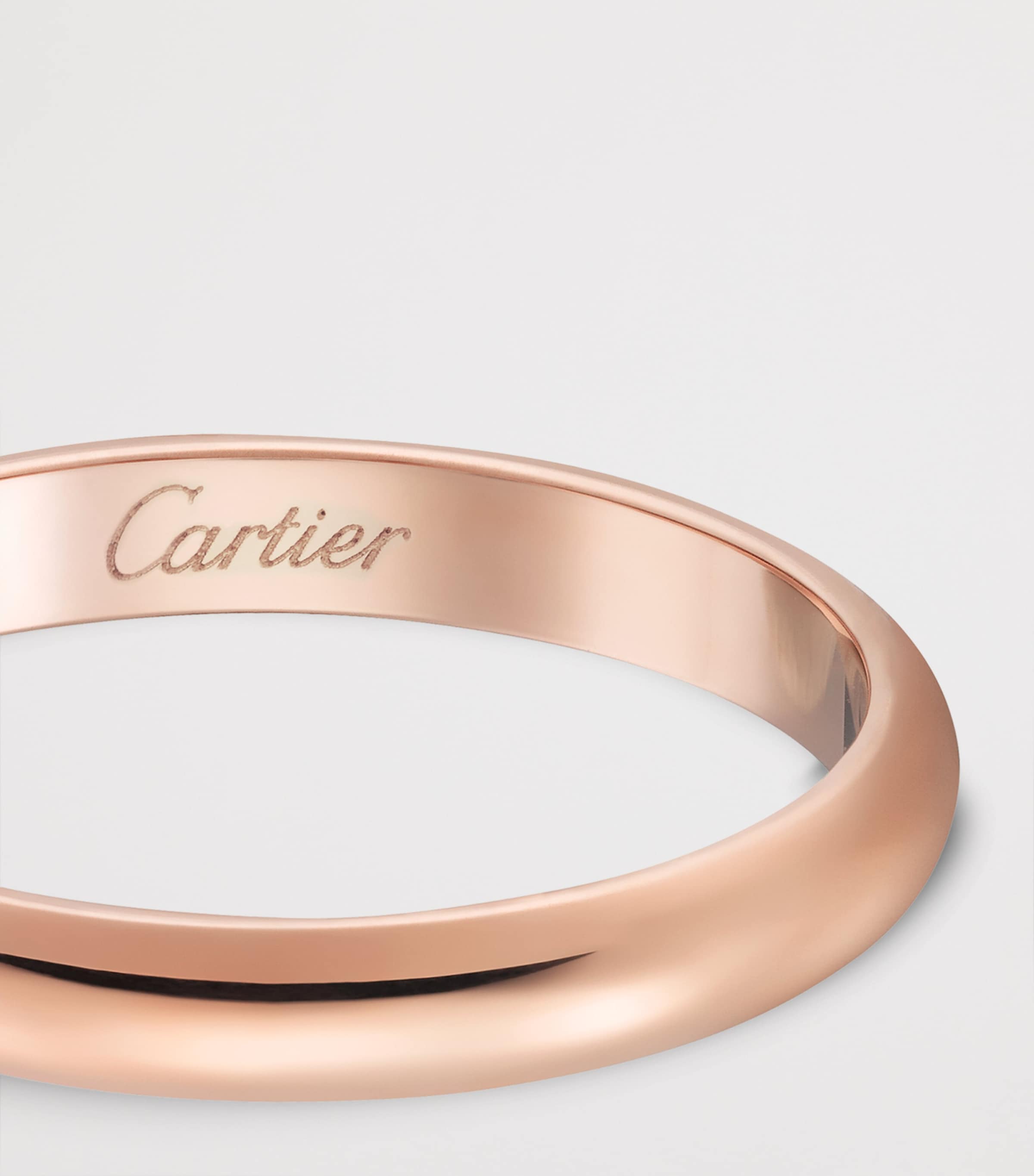 Cartier Rose Gold 1895 Wedding Band (2.5mm) Rose Gold Image 6