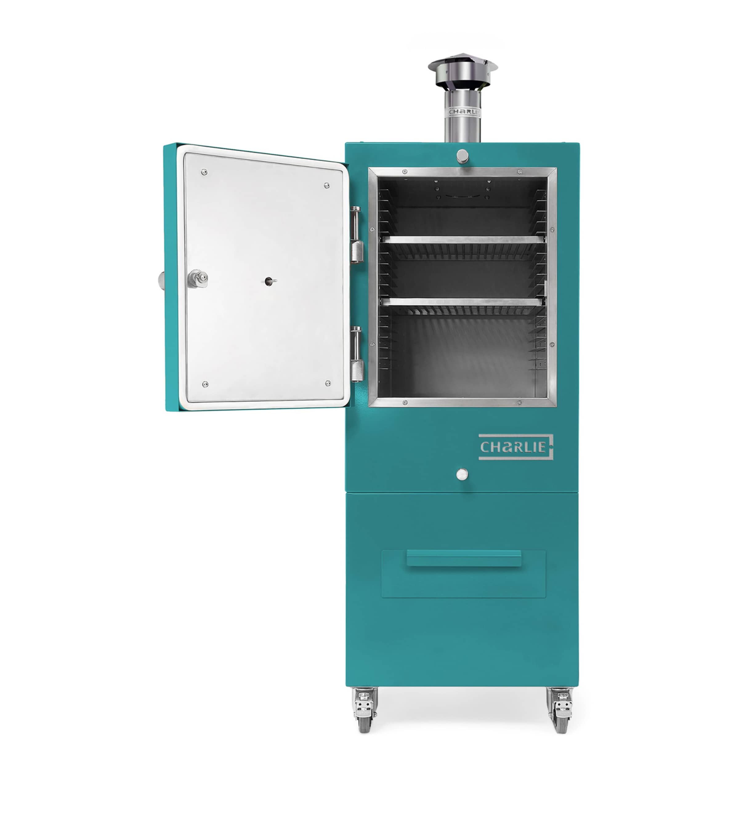 Charlie Charcoal Oven TEAL DUCK Image 2