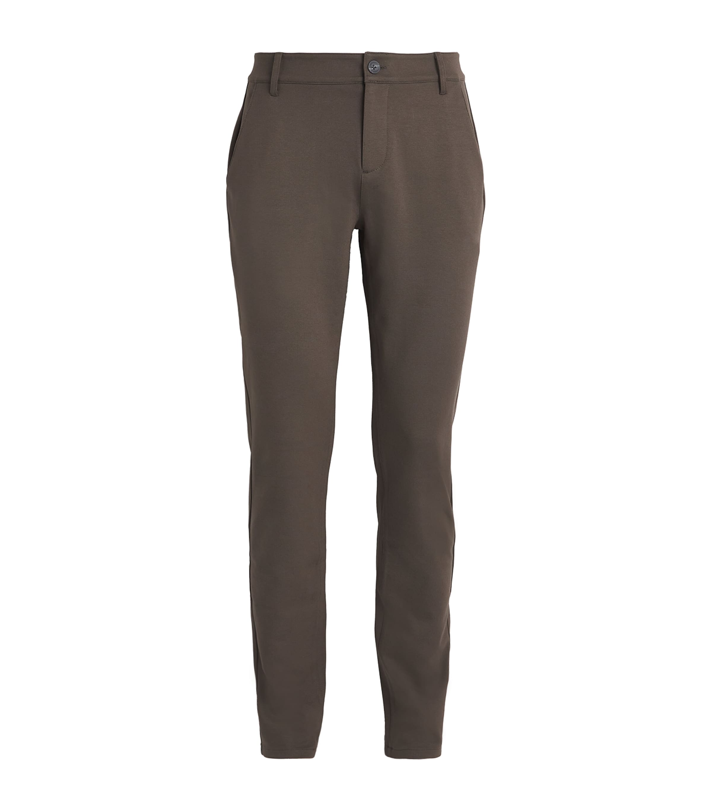 Shop Paige Stafford Straight Trousers In Green