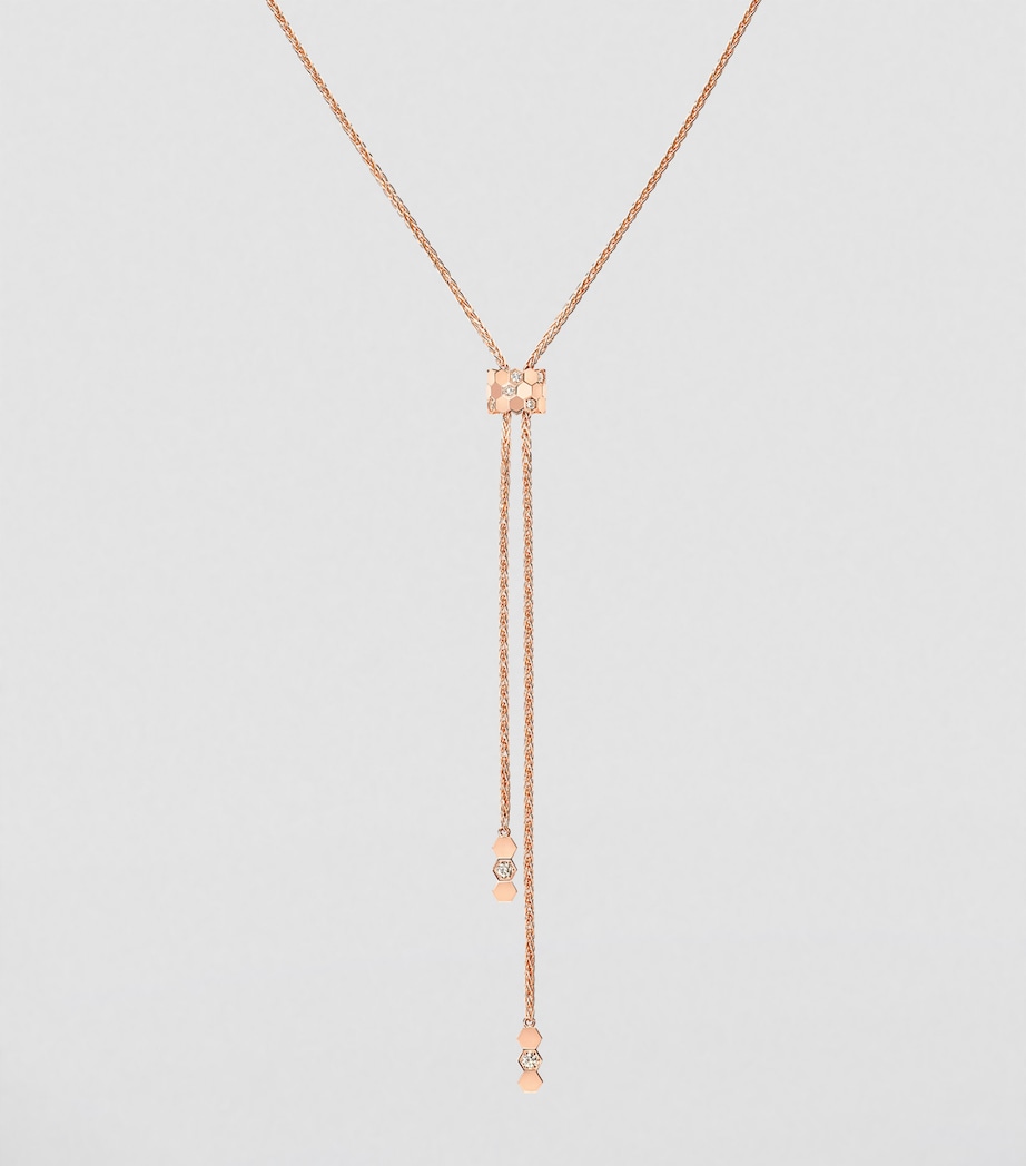 Rose Gold and Diamond Bee de Chaumet Necklace PINK GOLD Image 2