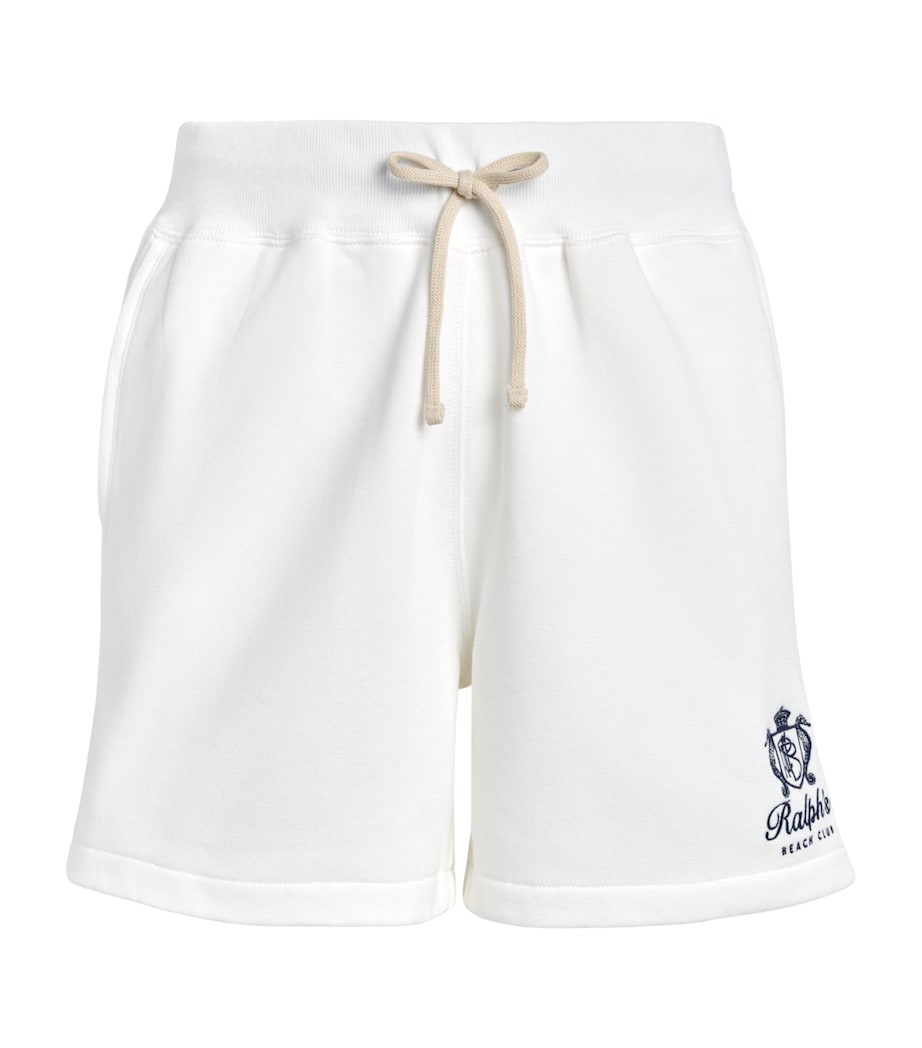 Polo Ralph Lauren Mens Cotton-Blend Beach Club Shorts White Image 1
