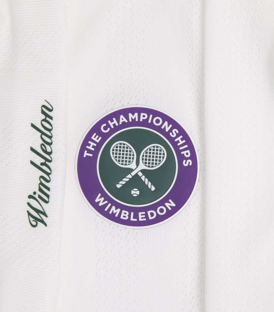 RLX Ralph Lauren Mens x Wimbledon Performance Mesh T-Shirt Ceramic White Image 6