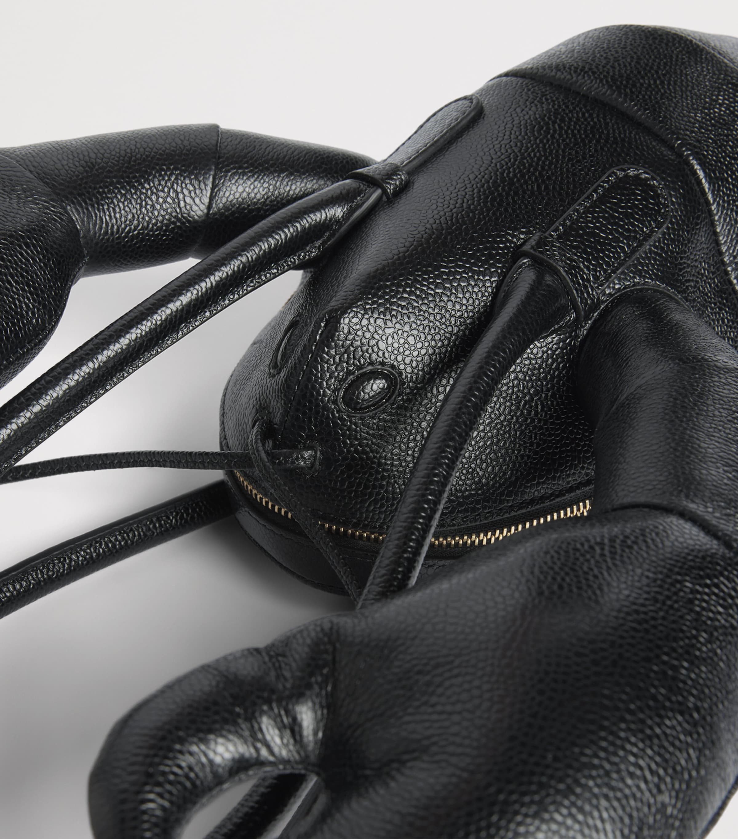 Thom Browne Pebble Grain Leather Lobster Bag Black Image 6