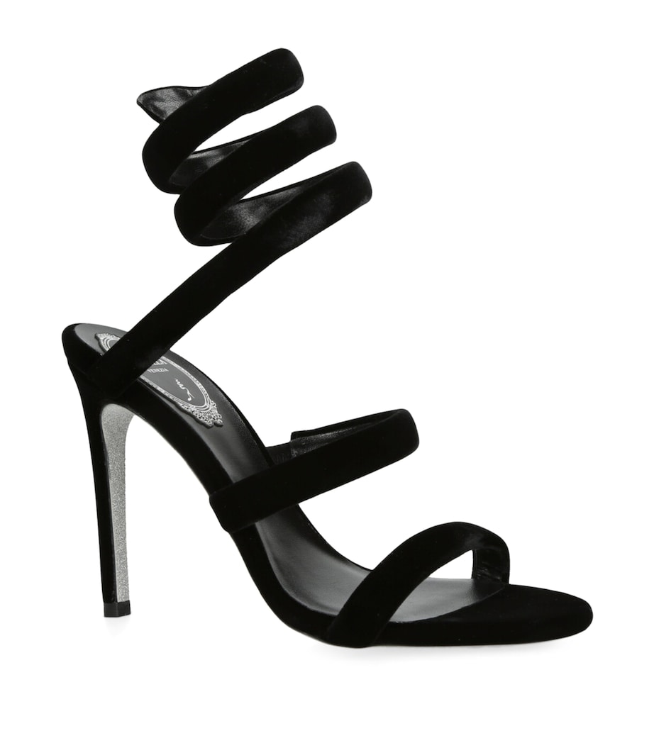 Velvet Cleo Sandals 105 BLACK Image 6