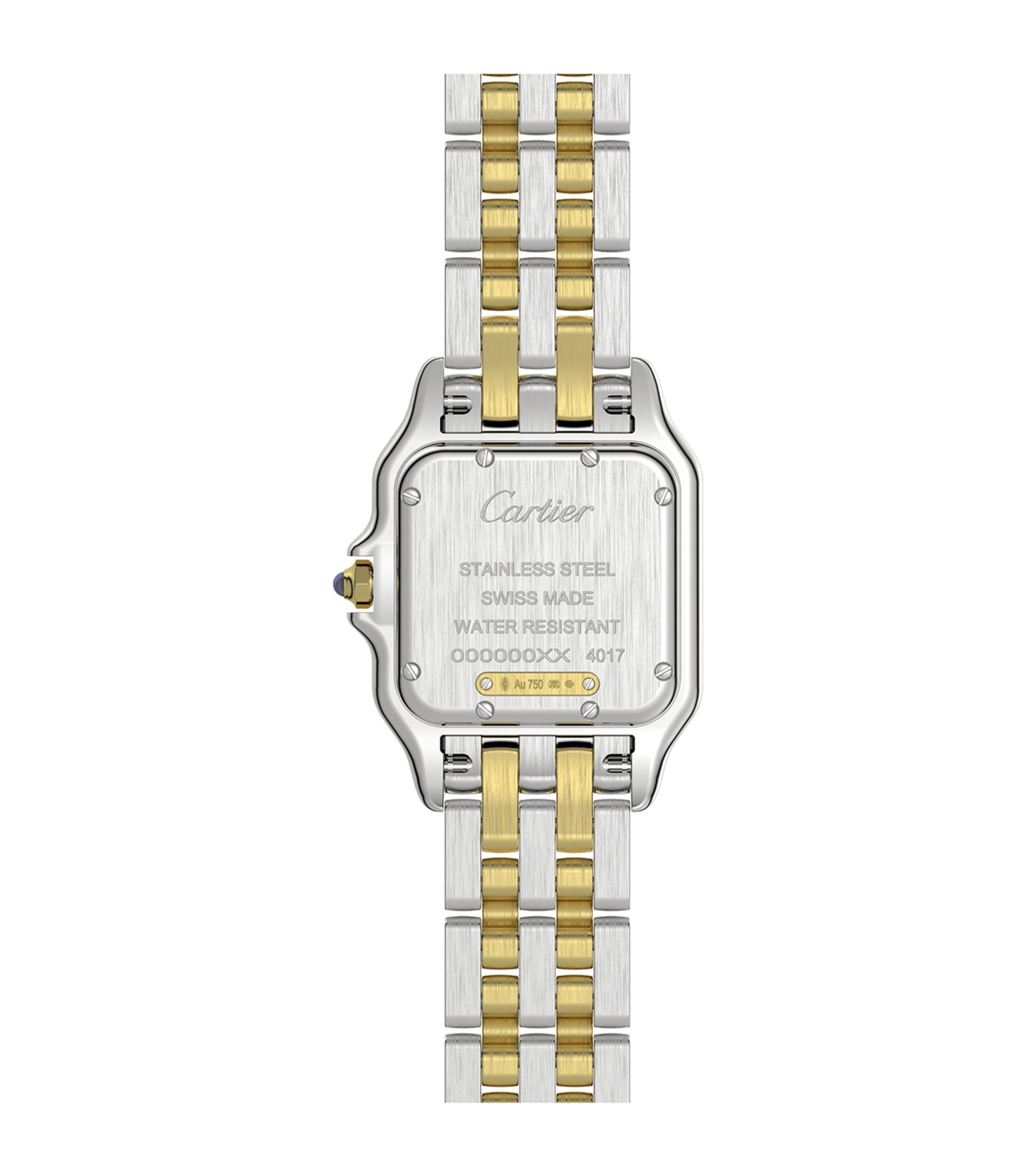 Cartier Medium Yellow Gold and Stainless Steel Panthère de Cartier Watch 27mm Grey Image 5