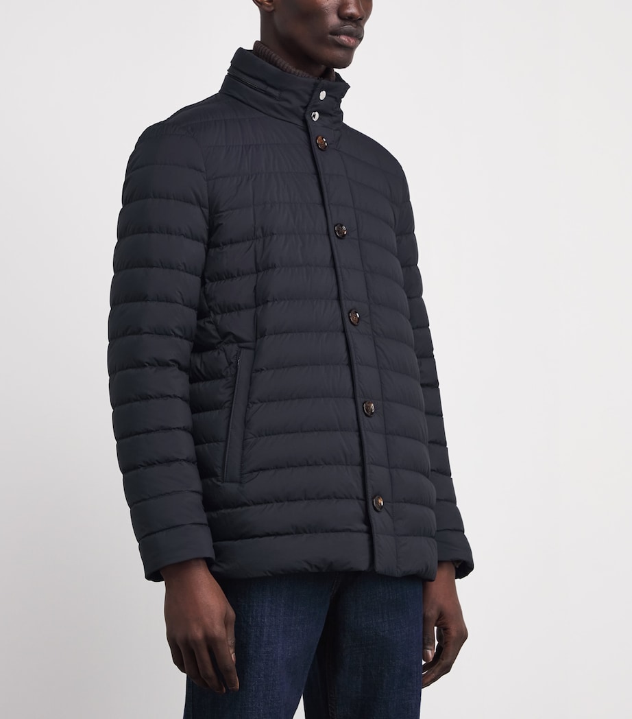 Quilted Aloisio Jacket DARK BLU U0402 Image 3