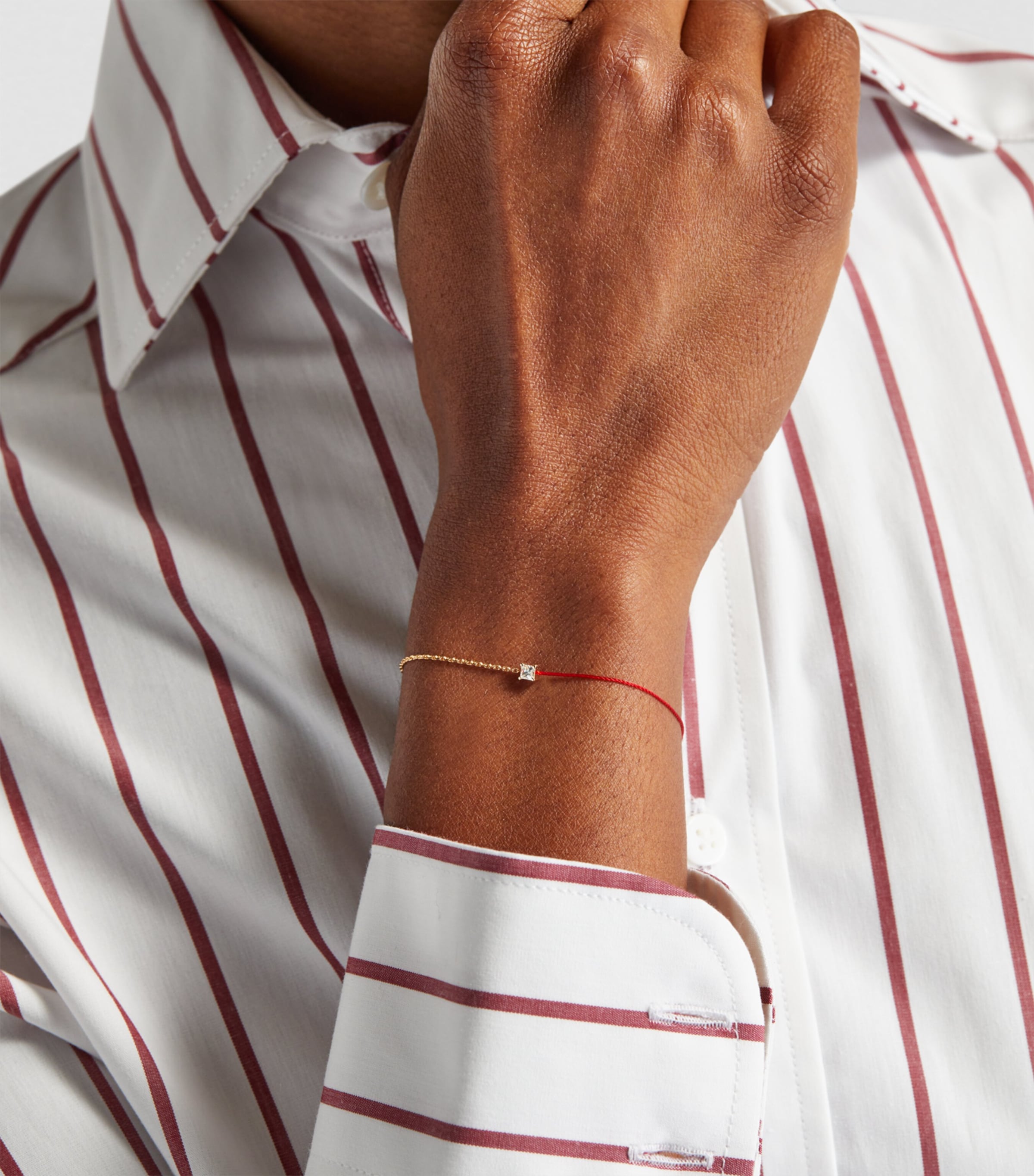 Yellow Gold and Diamond Royal 10-Year Anniversary Bracelet RED Image 4