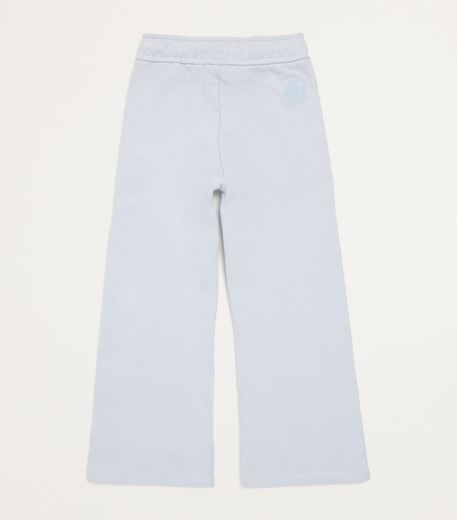 Cotton Embroidered Sweatpants (4-12 Years) 796 PALE BLUE Image 2
