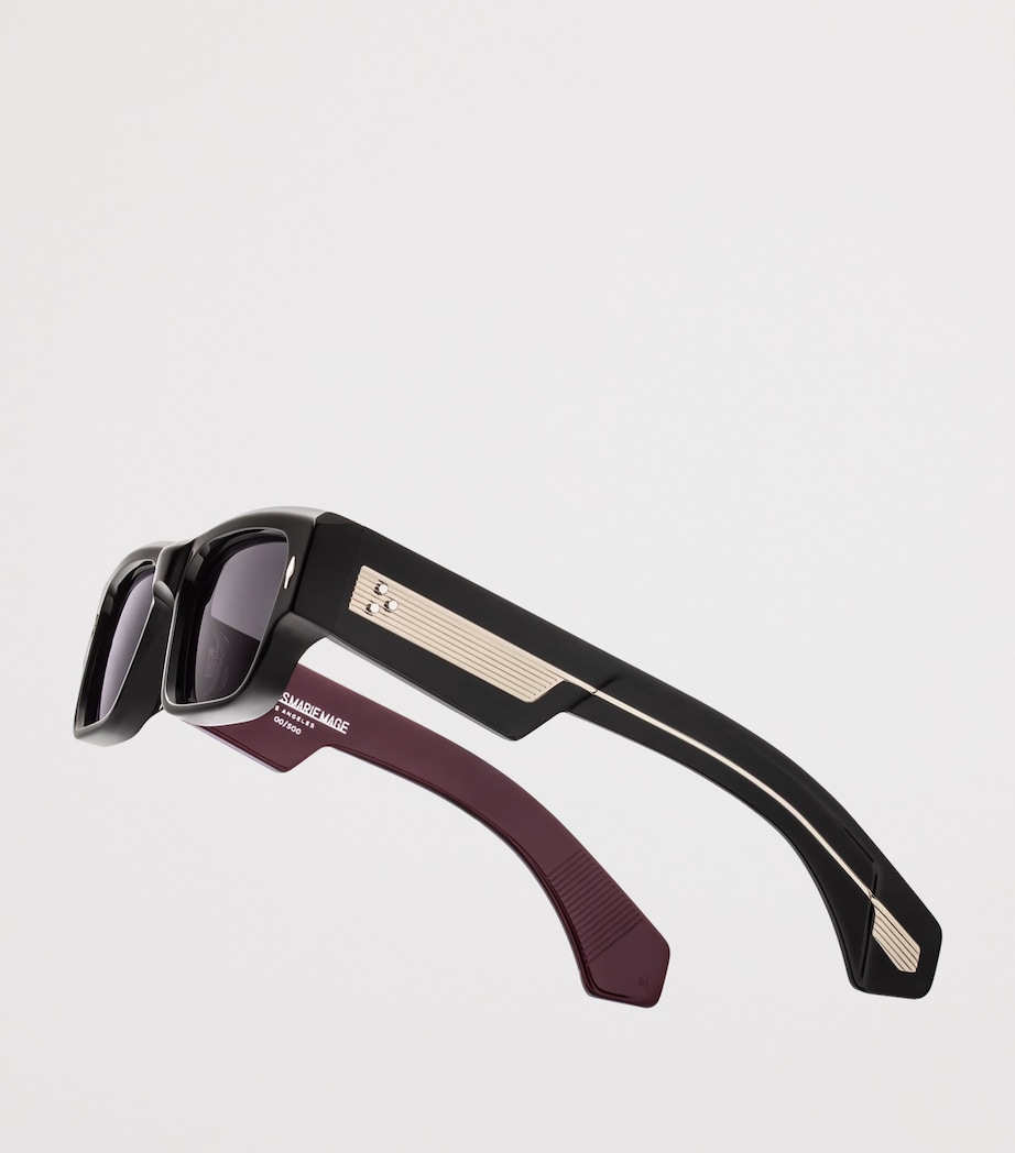 Jacques Marie Mage Engel Rectangular Sunglasses Bloodstone Image 5