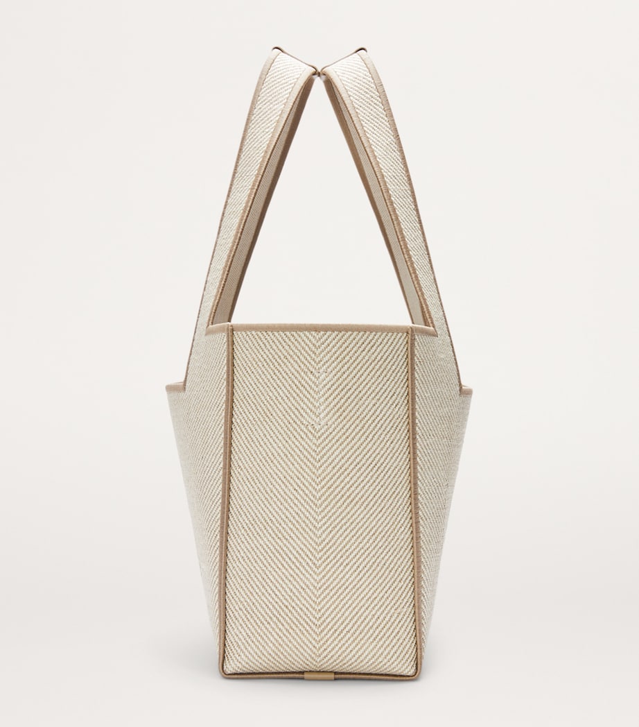 Medium Canvas Font Tote Bag ECRU Image 3