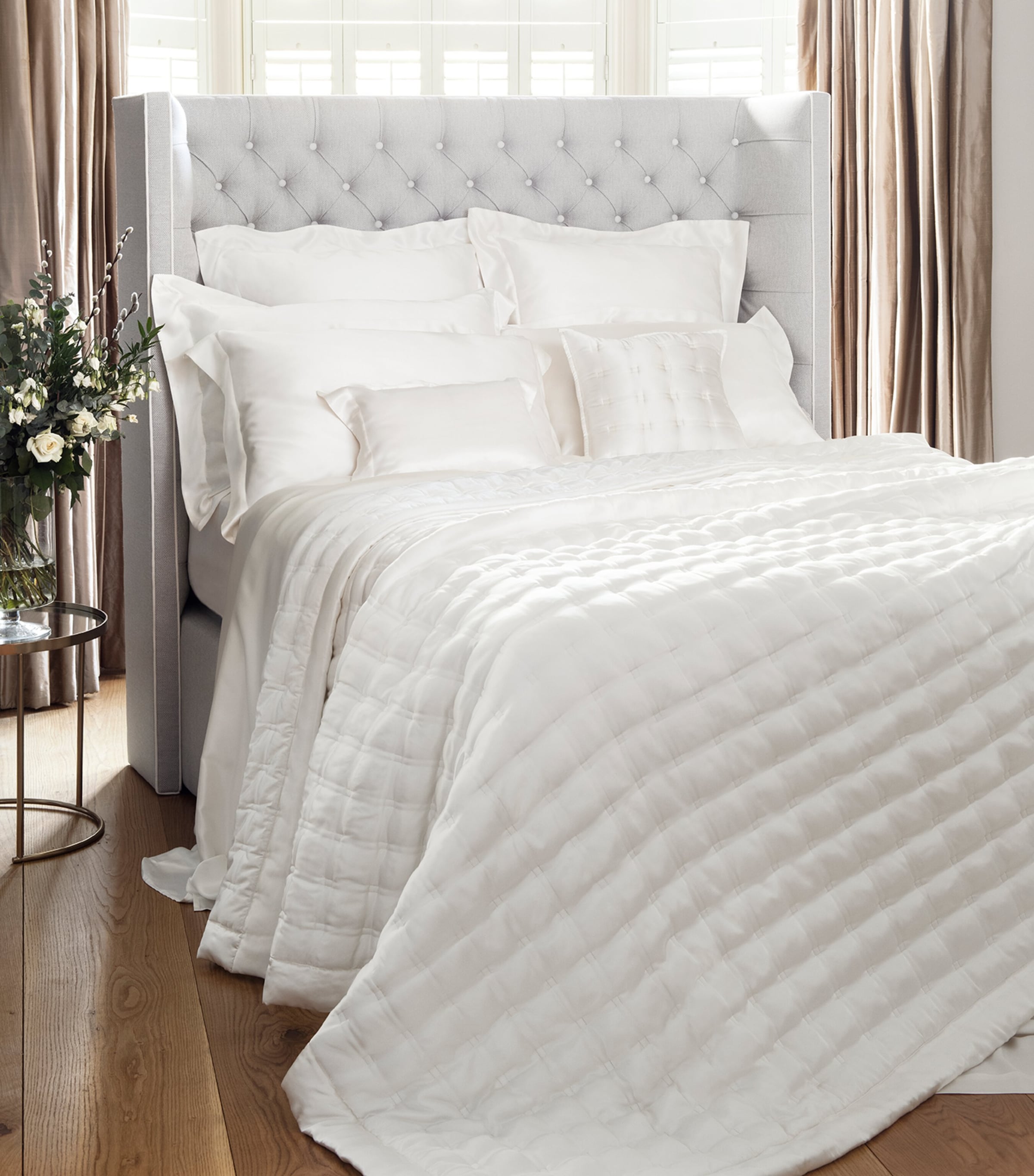 Gingerlily Silk King Pillowcase (50cm x 90cm) Ivory Image 2