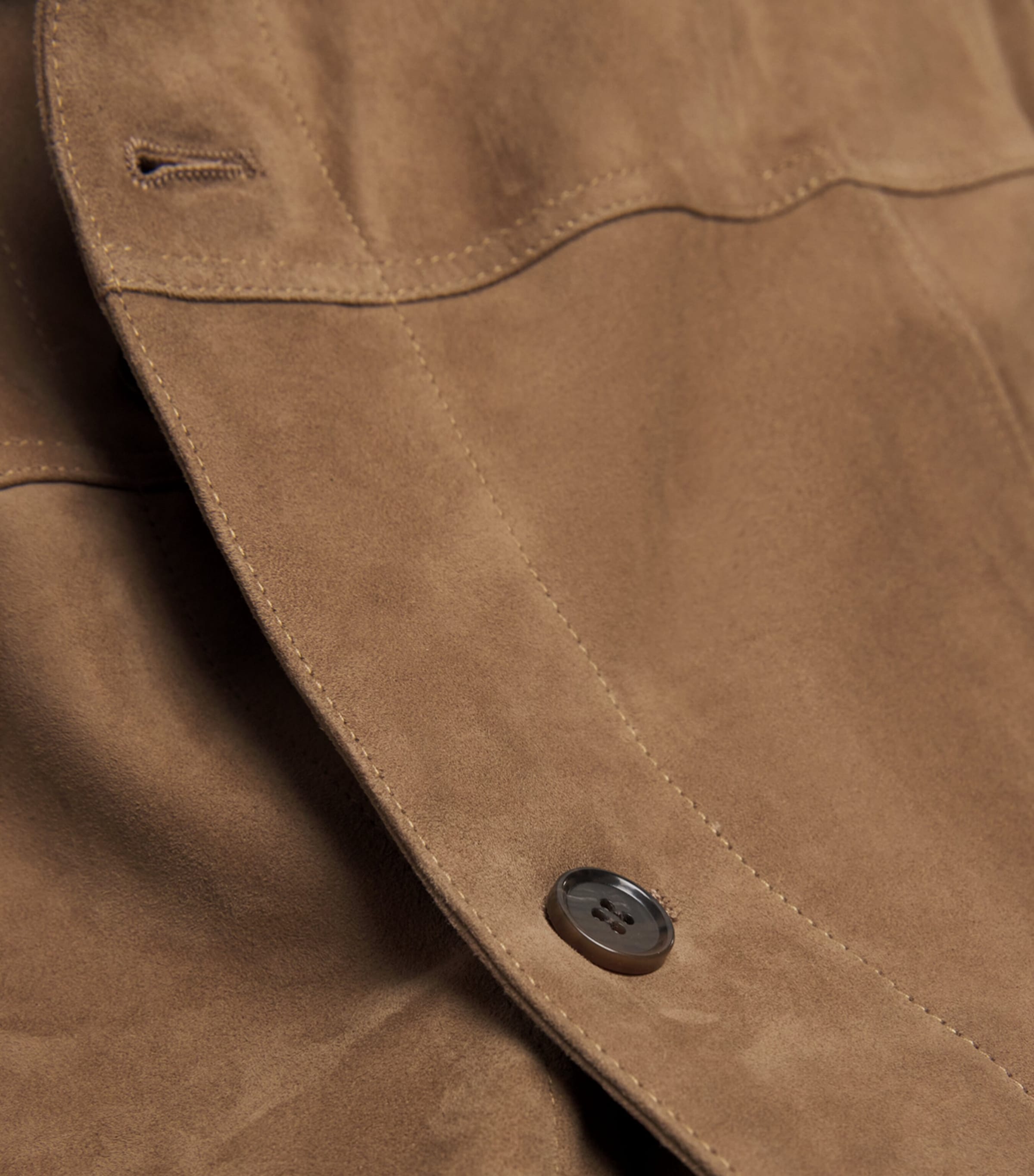 Arma Mens Goat Suede Jaden Jacket Soil Soil Image 6