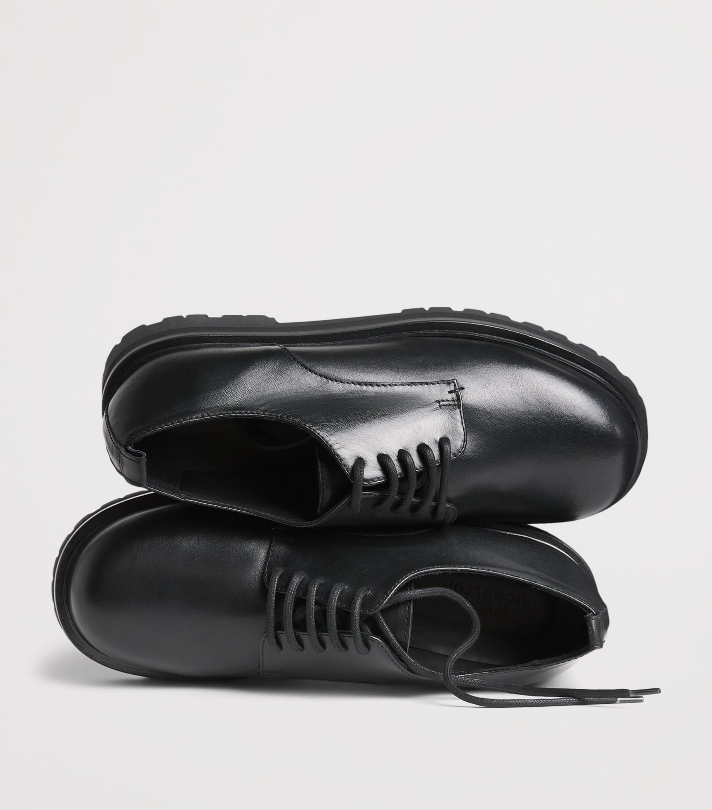 Studio Nicholson Leather Jackson Derby Shoes Black Image 7
