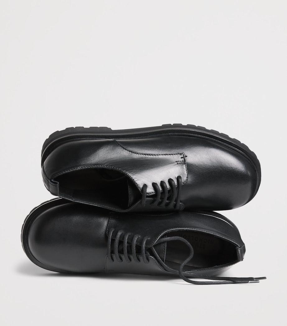 Studio Nicholson Leather Jackson Derby Shoes Black Image 7