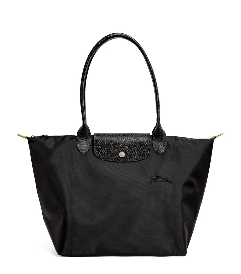 Large Le Pliage Green Tote Bag 001 BLACK Image 1