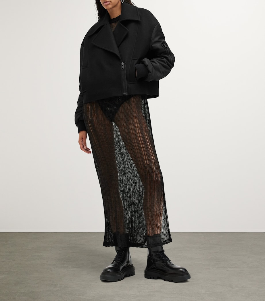 Wool-Blend Orla Jacket BLACK Image 2