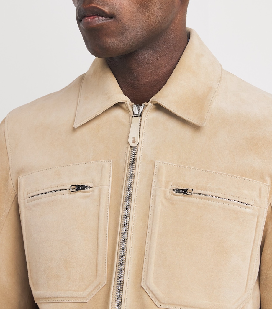 Suede Flight Jacket BISCUIT Image 6