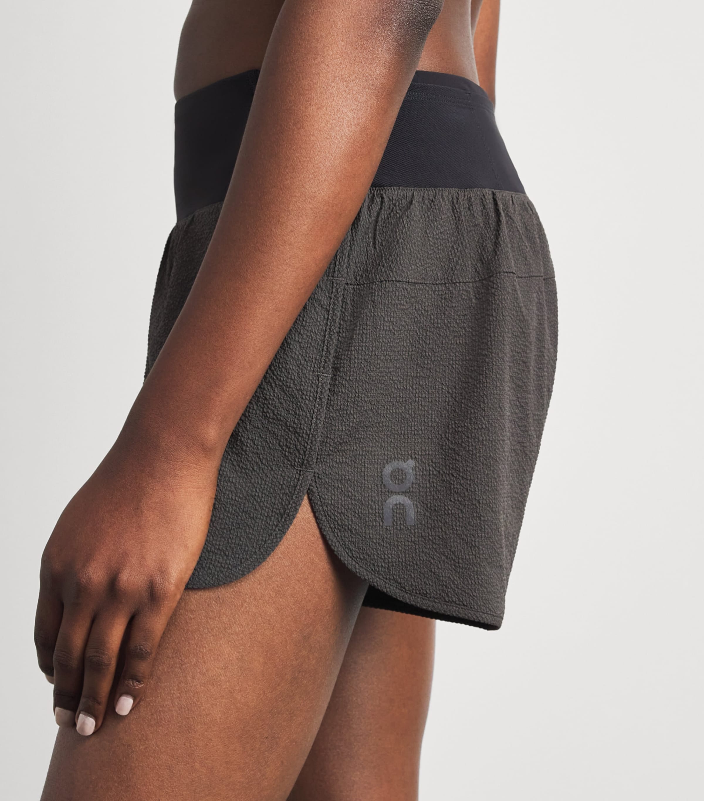 On Womens Performance Volt Shorts Espresso Image 3