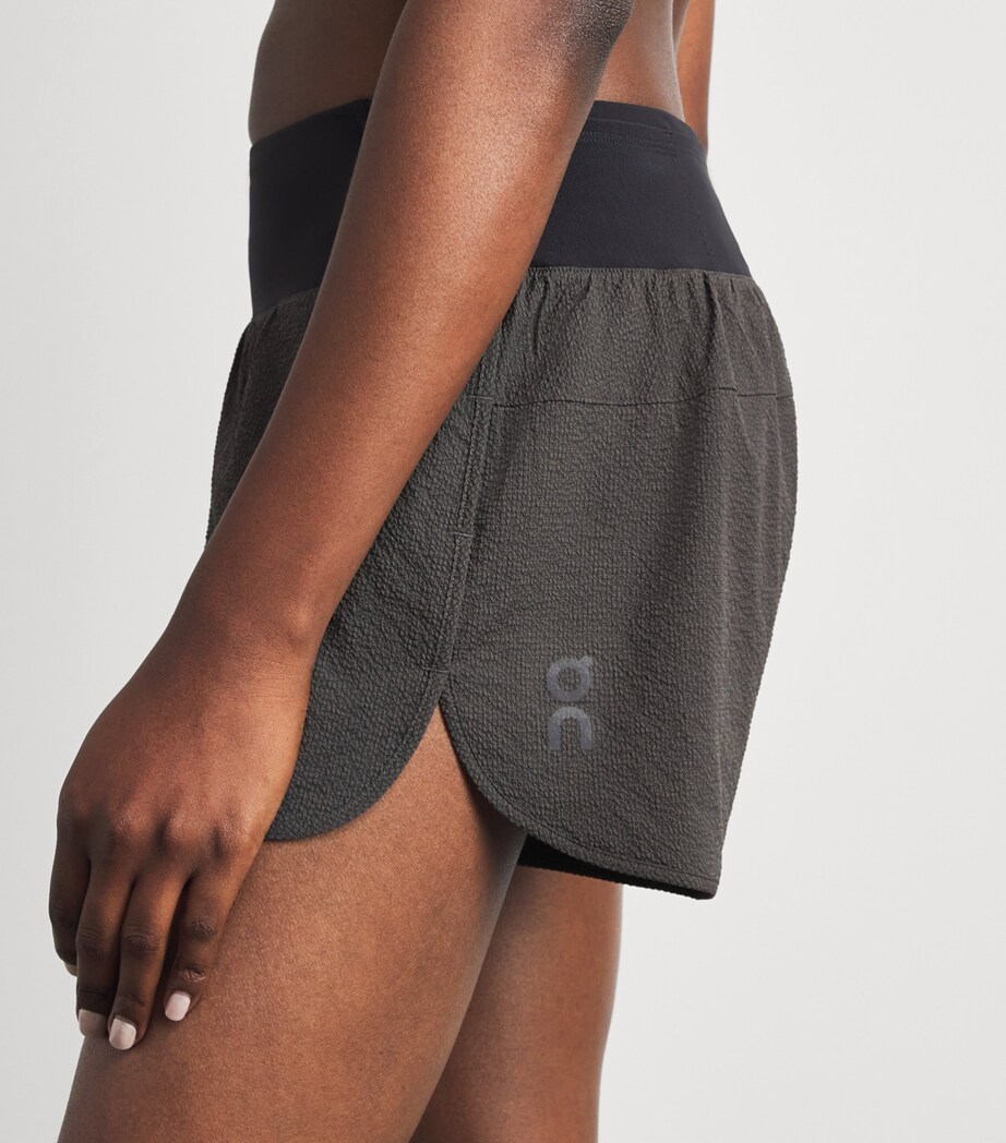 On Womens Performance Volt Shorts Espresso Image 3