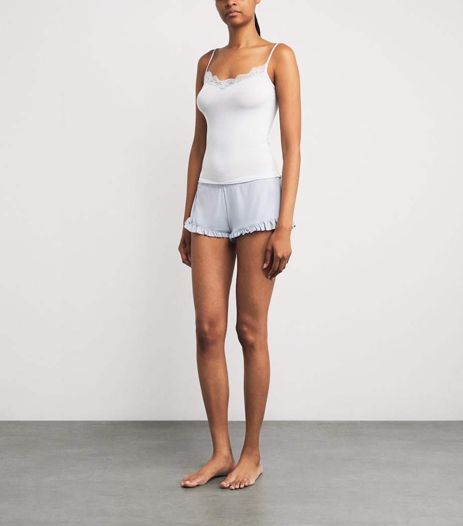 Sheer Modal Lace Camisole MIST Image 2