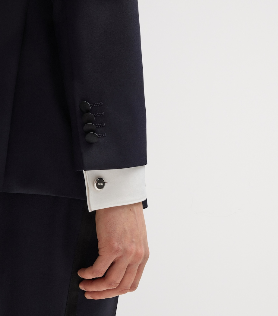 Logo-Embossed Round Cufflinks 40 Image 3