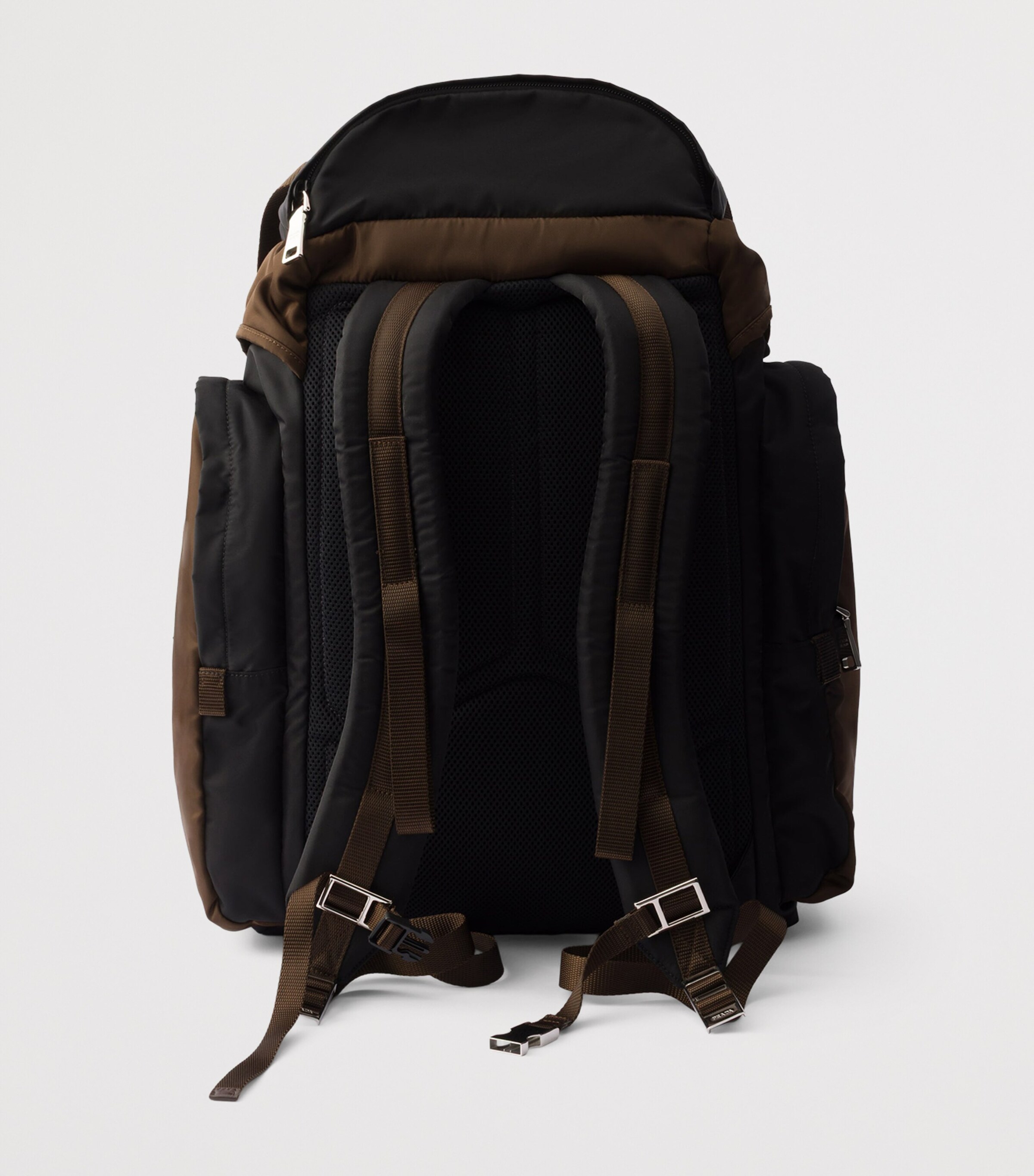 Prada Mens Re-Nylon and Saffiano Leather Backpack Image 3