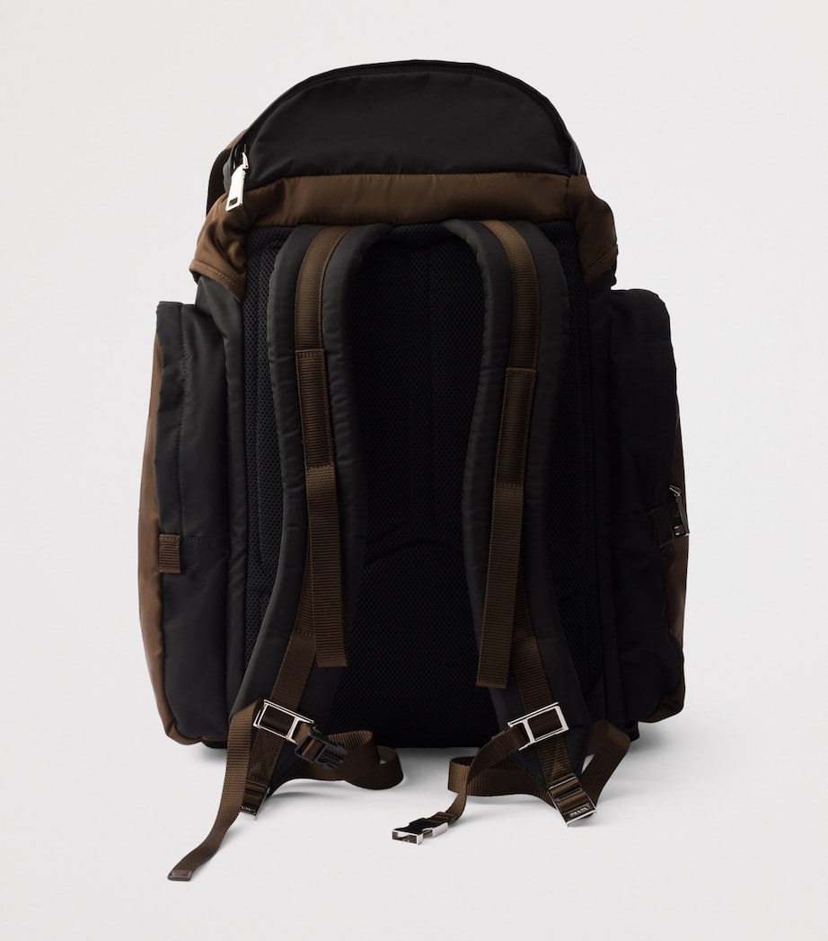Prada Mens Re-Nylon and Saffiano Leather Backpack Image 3