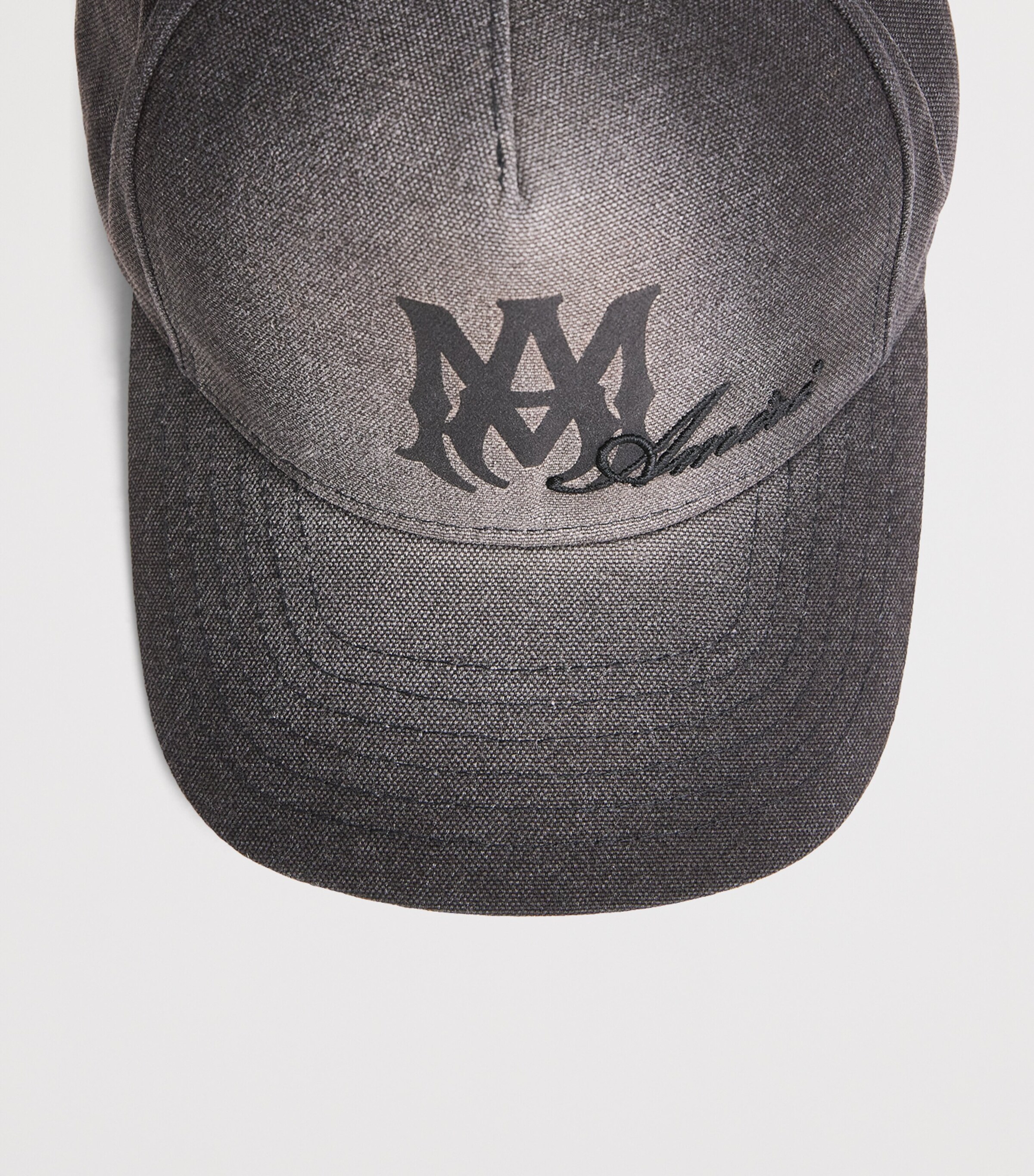 AMIRI Logo Script Baseball Cap Black Image 4