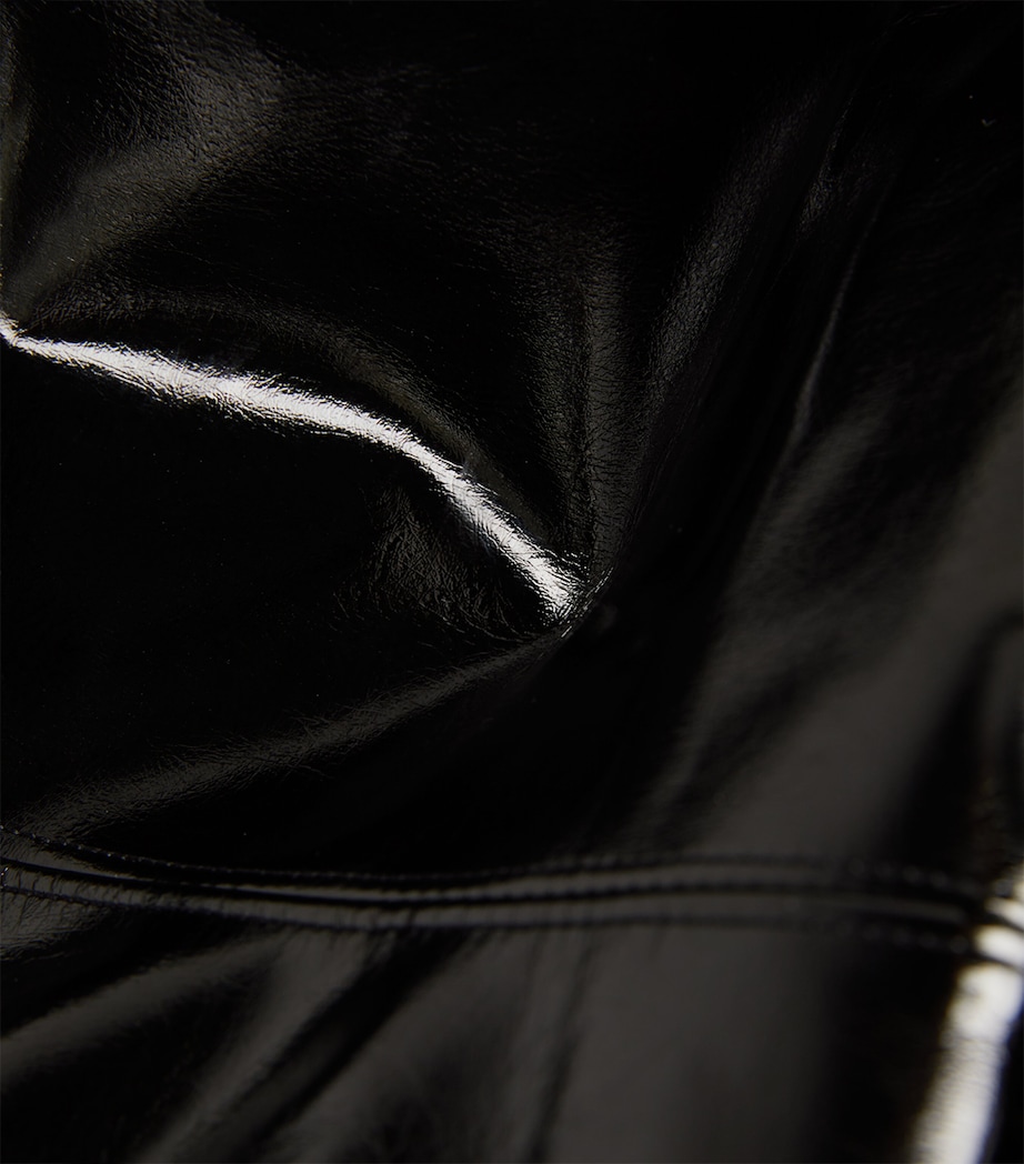 Faux Patent Leather Leggings CLASSIC BLACK Image 5