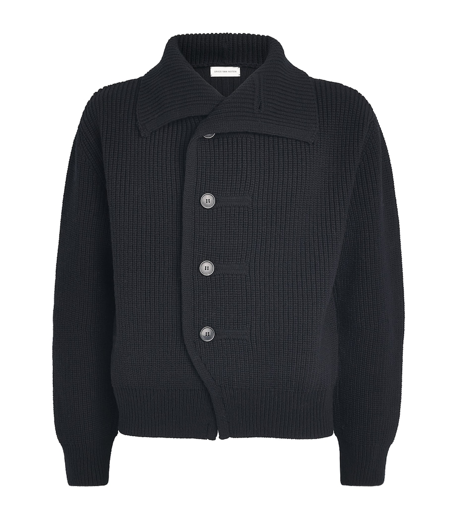 DRIES VAN NOTEN Mens Wool Cardigan Image 1
