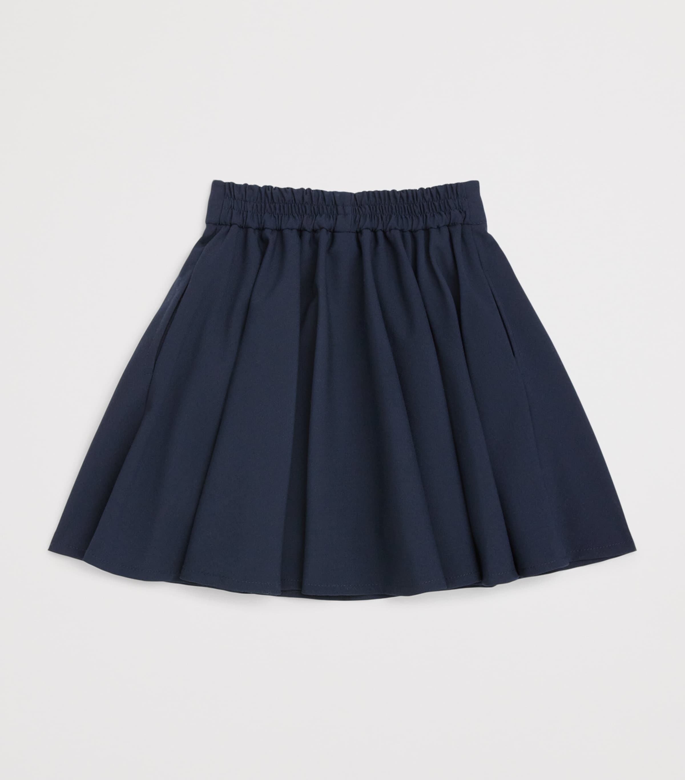 Monnalisa Elasticated Flared Skirt (2-12 Years) Blu Scuro Image 2